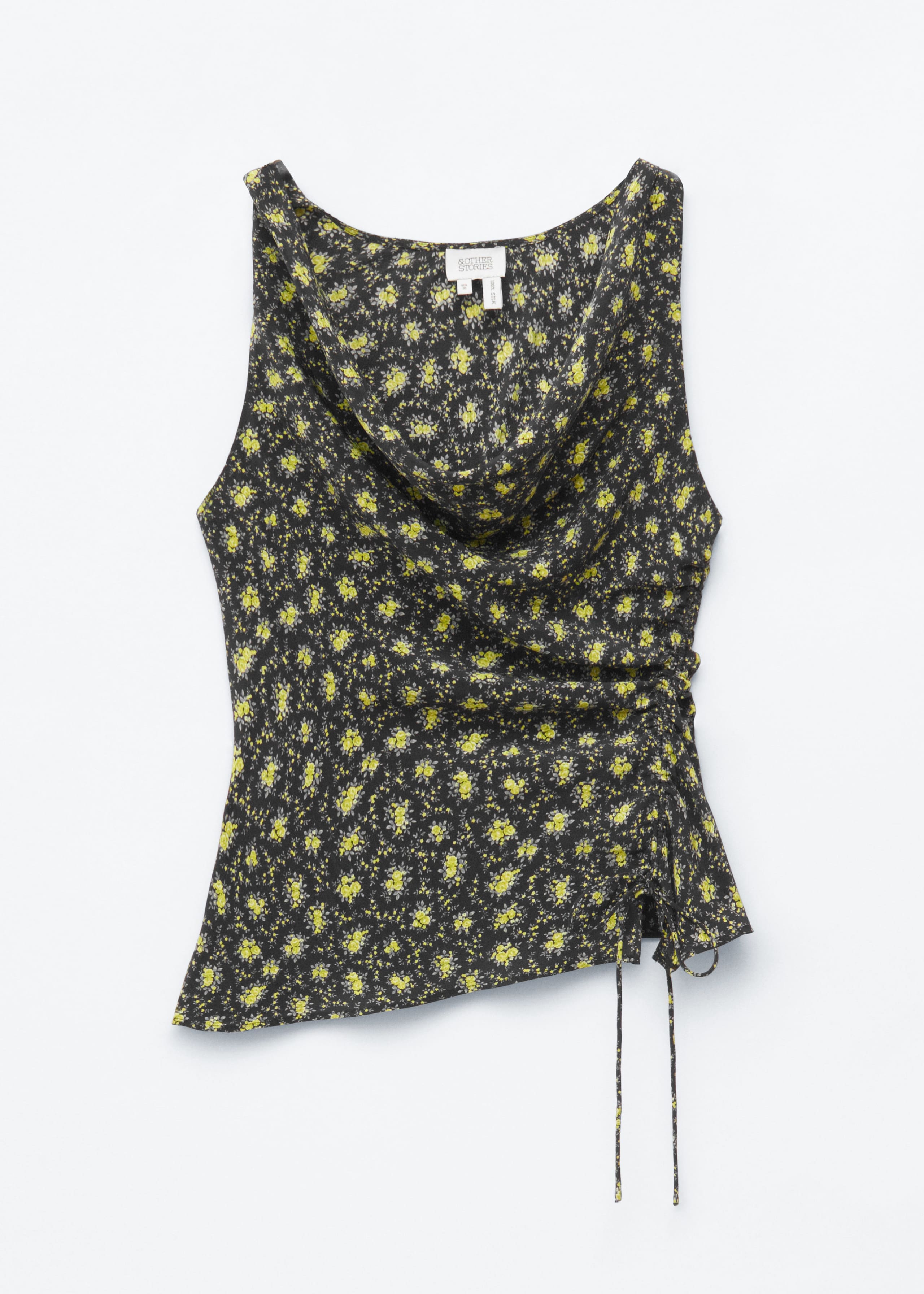 Image of Printed Drawstring Top