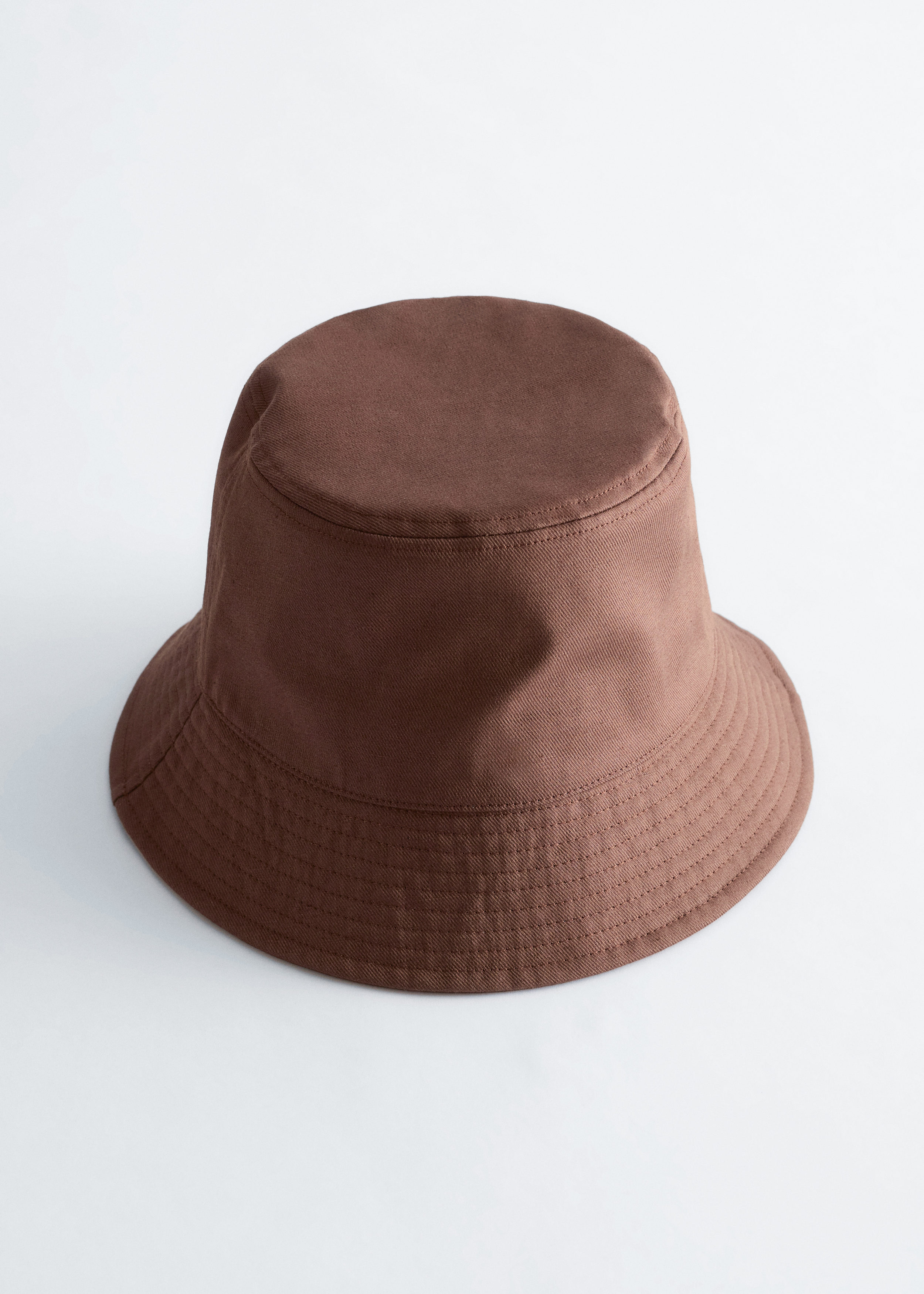 Cotton-Linen Bucket Hat - Dark Brown - & Other Stories US