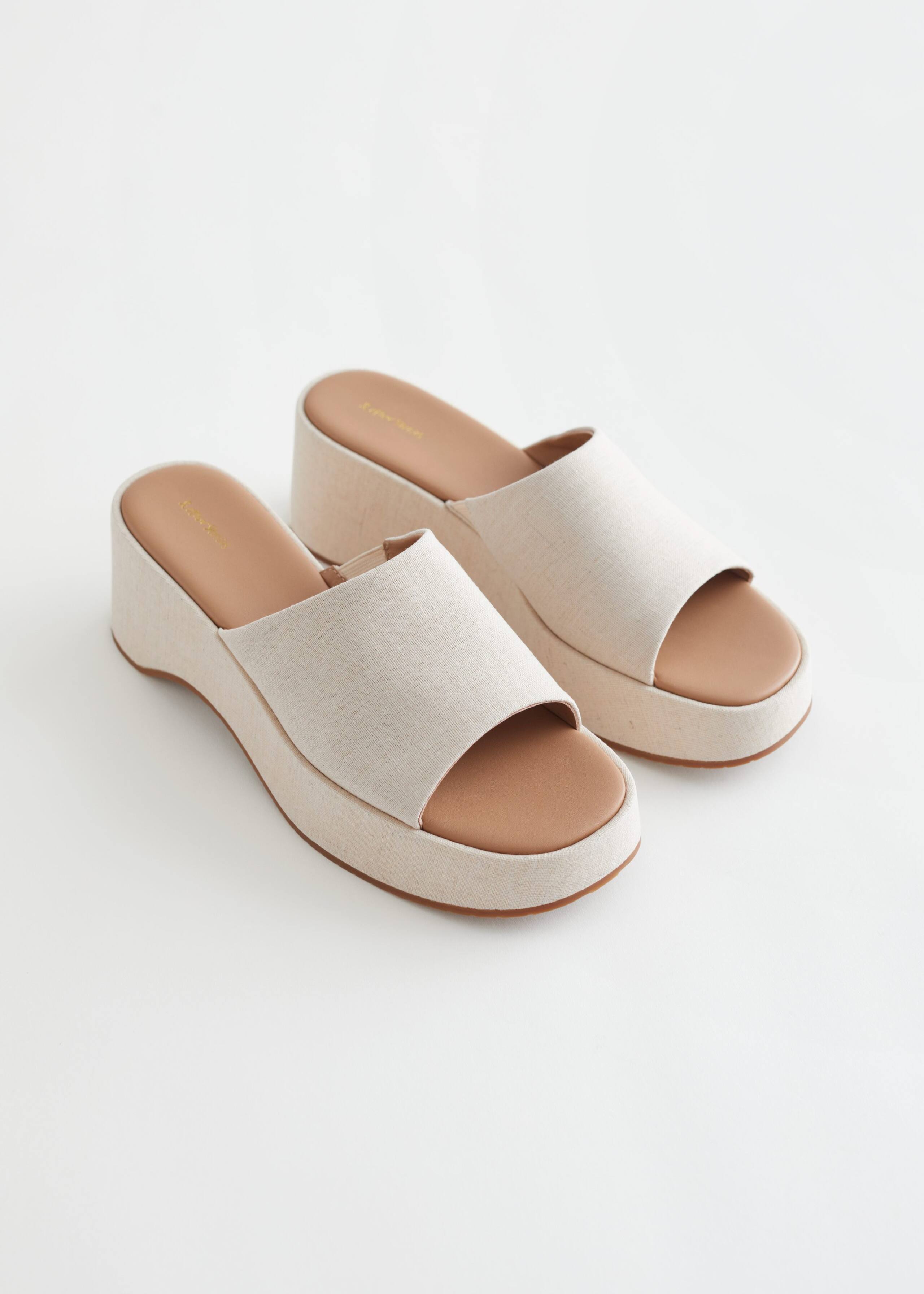 Platform Sandals - Cream - Still Life