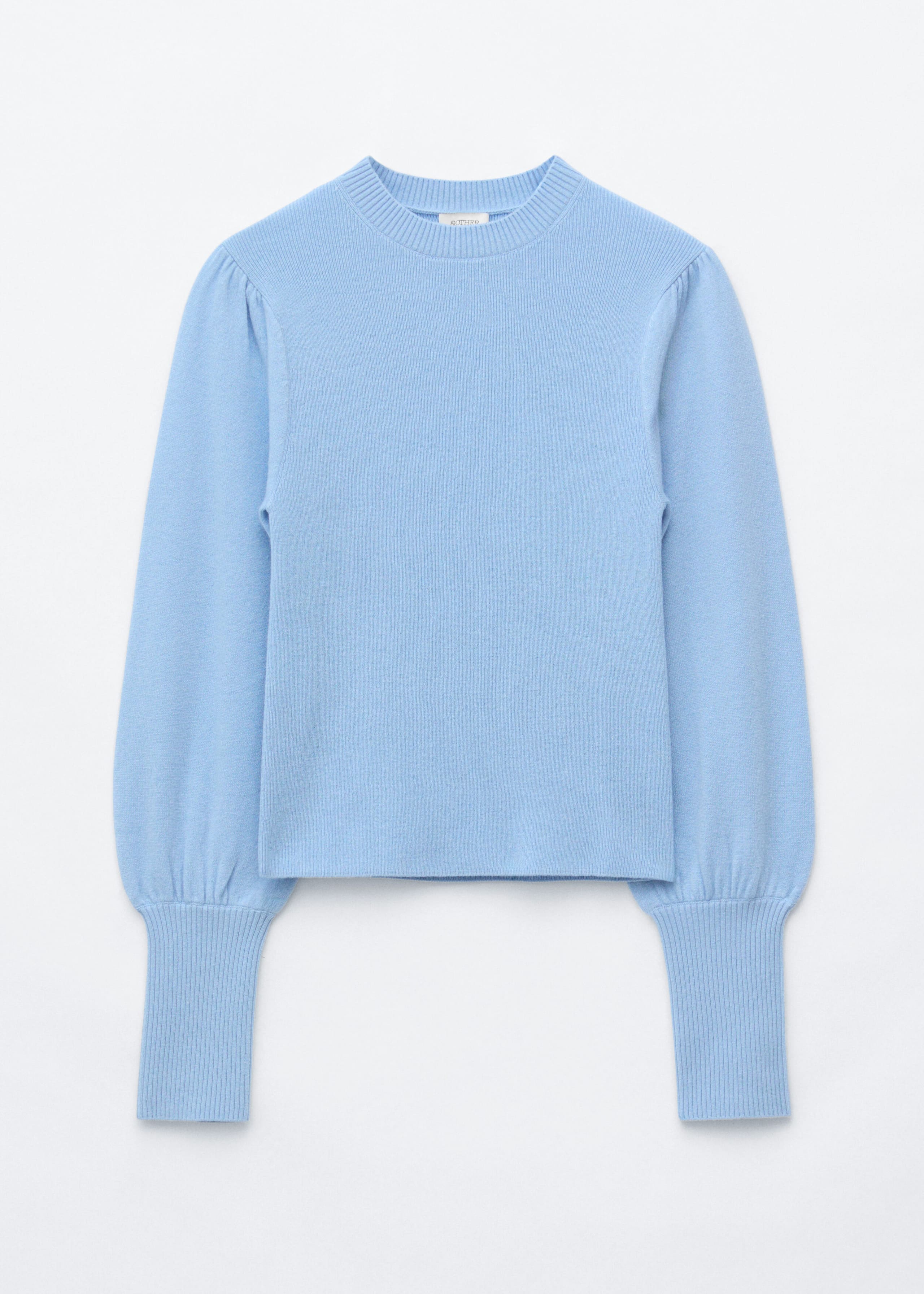 Wollen top - Lichtblauw - Lookbook