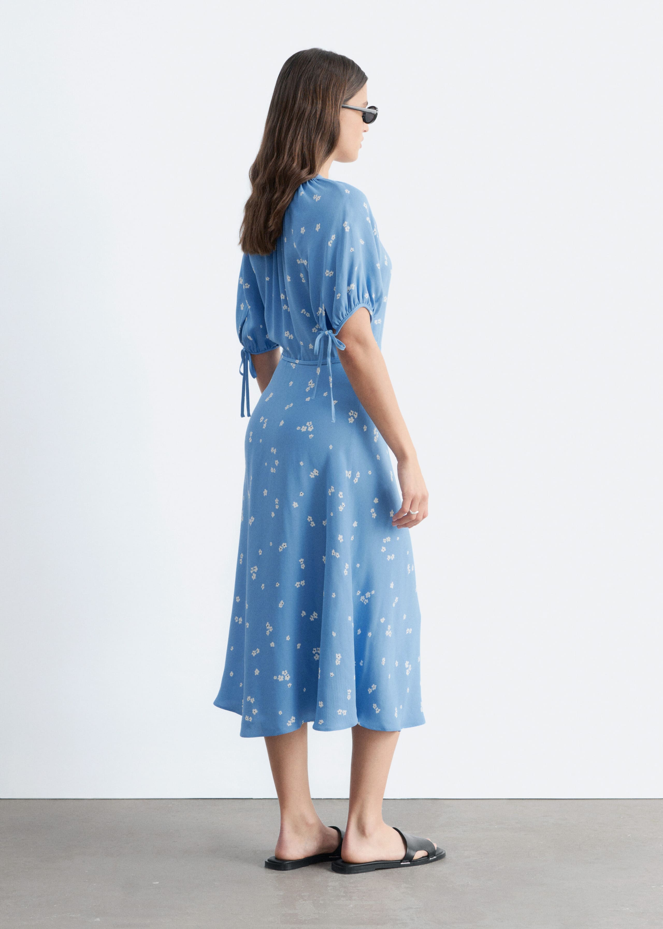 Image of Tie-Waist Midi Dress