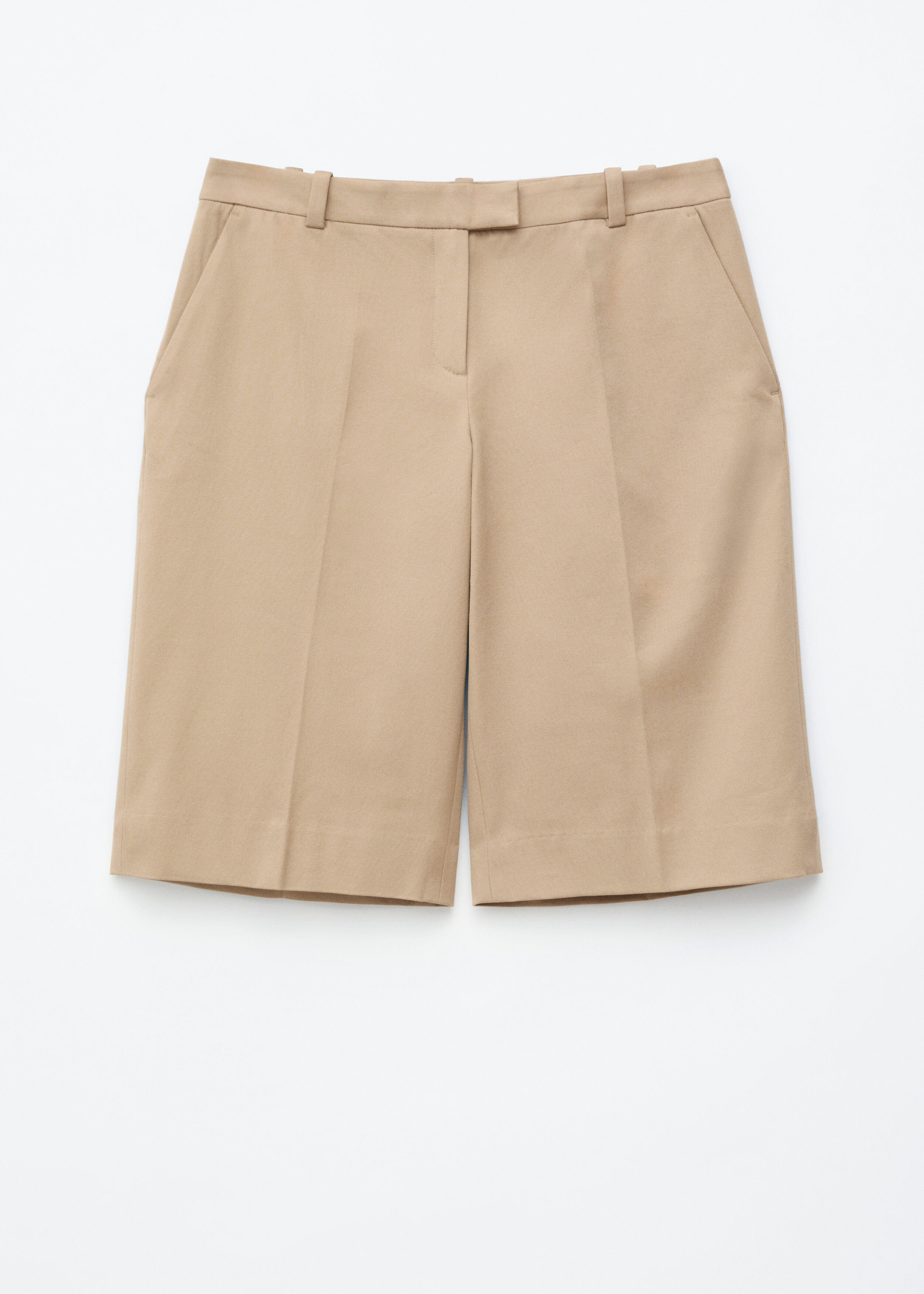 Tailored Knee-Length Shorts