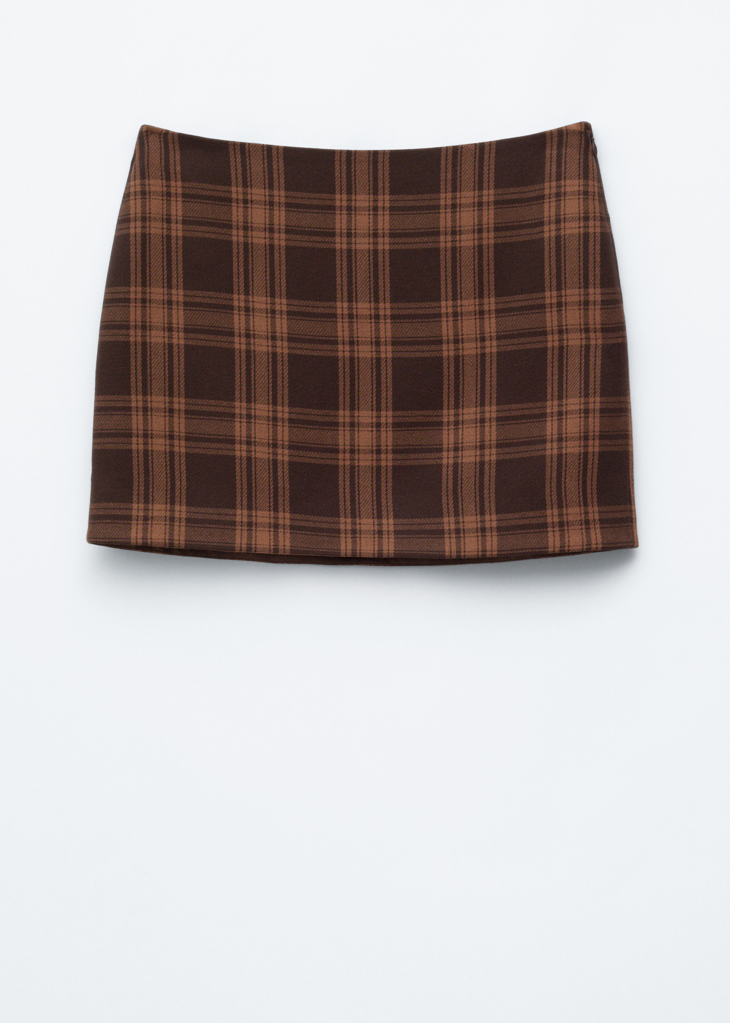Checked Mini Skirt
