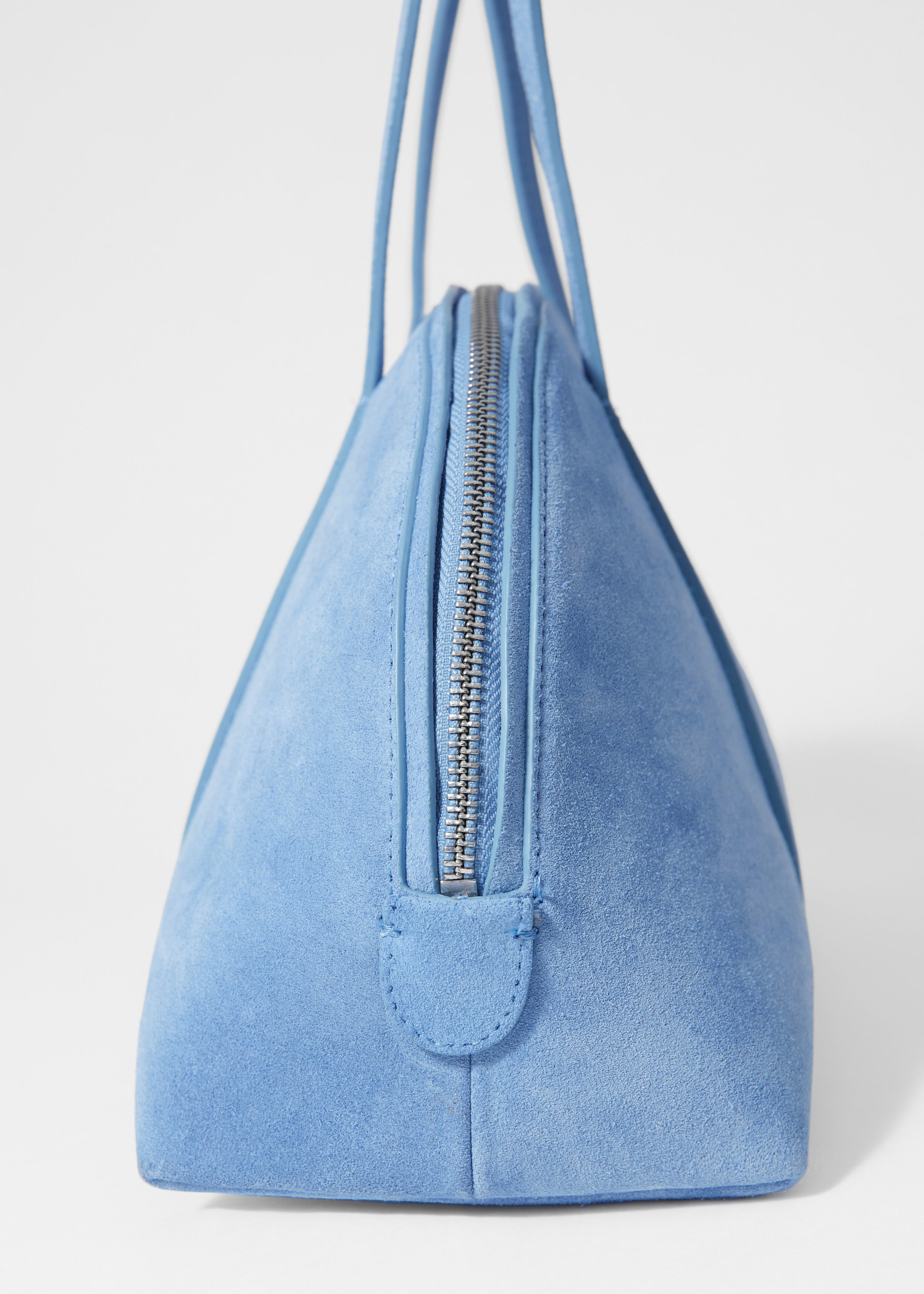 【milieu mieux】★Carre Suede Bowling Bag☆2色☆韓国人気 Suede Bowling Bag - Light Blue - Shoulderbags - & Other Stories