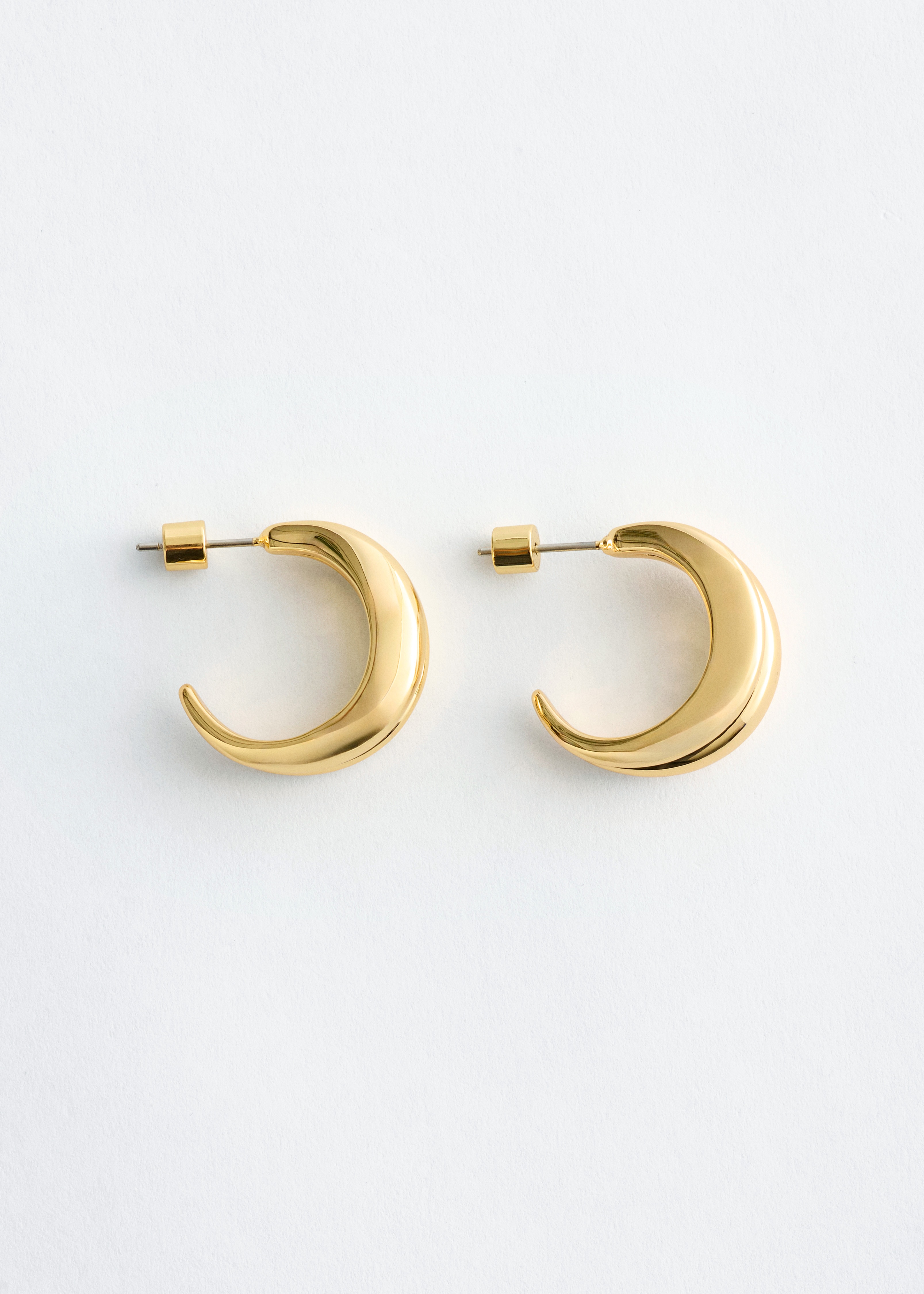 Double Hoop Earrings - Gold/Silver