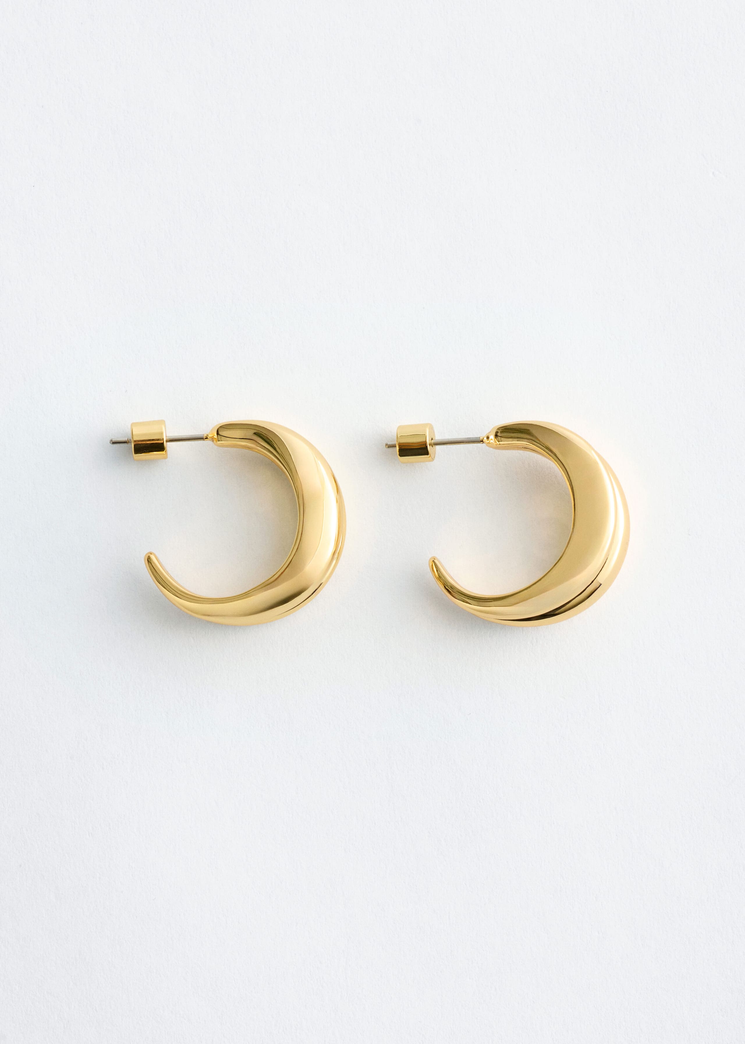 Double Hoop Earrings - Gold - Still Life