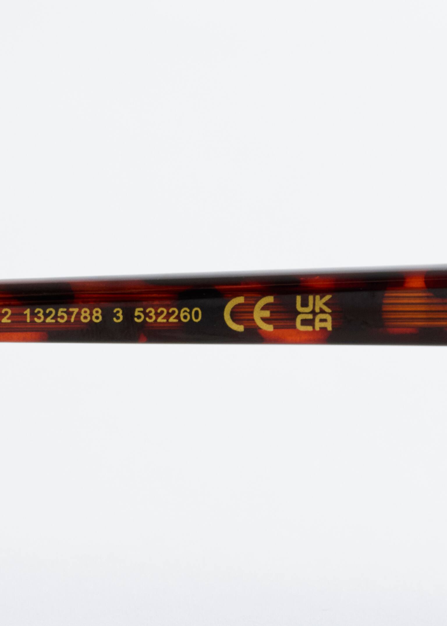 Oval-Frame Sunglasses - Brown/Tortoise/Green/Brown - 4