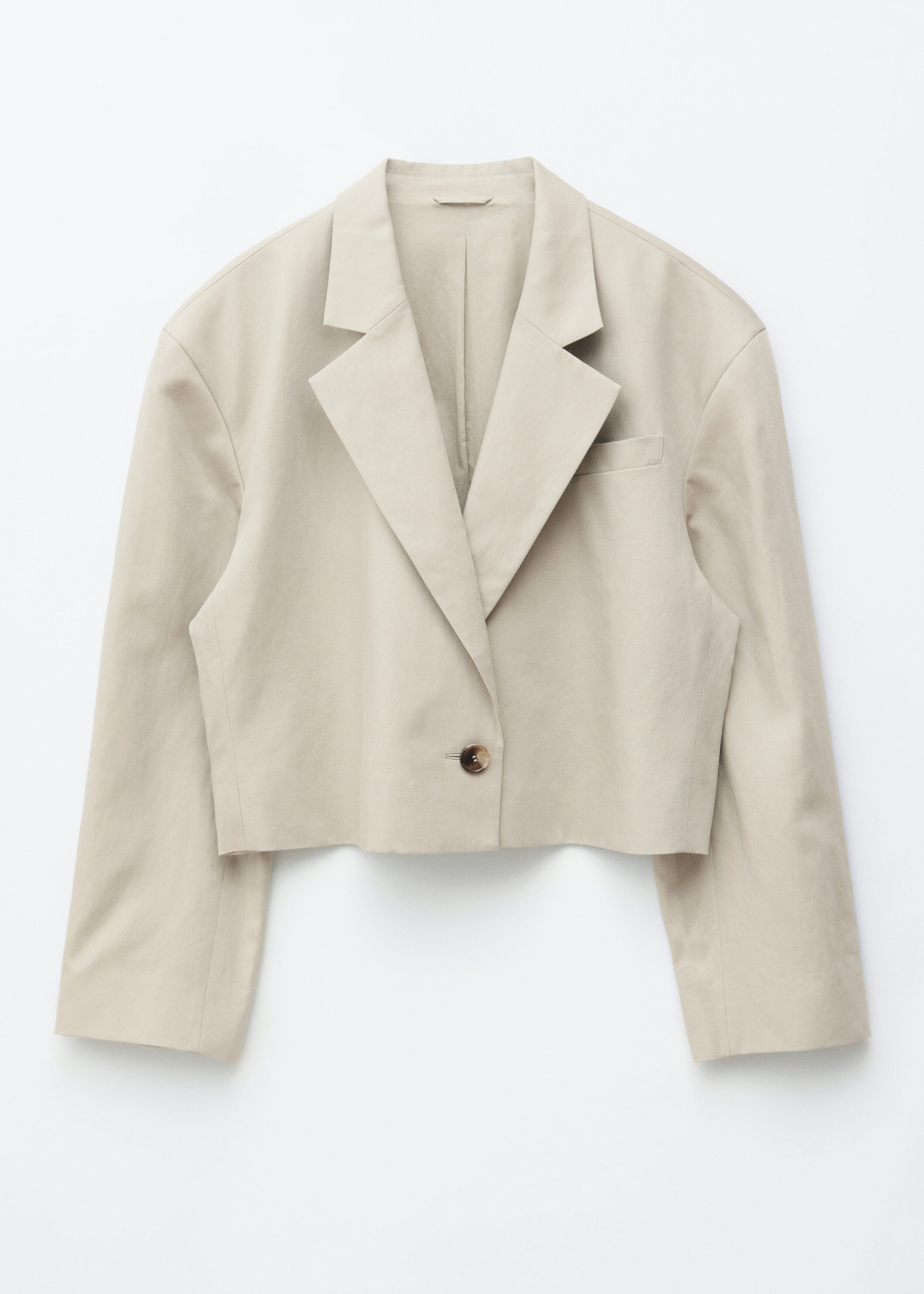 Cropped Oversized Blazer