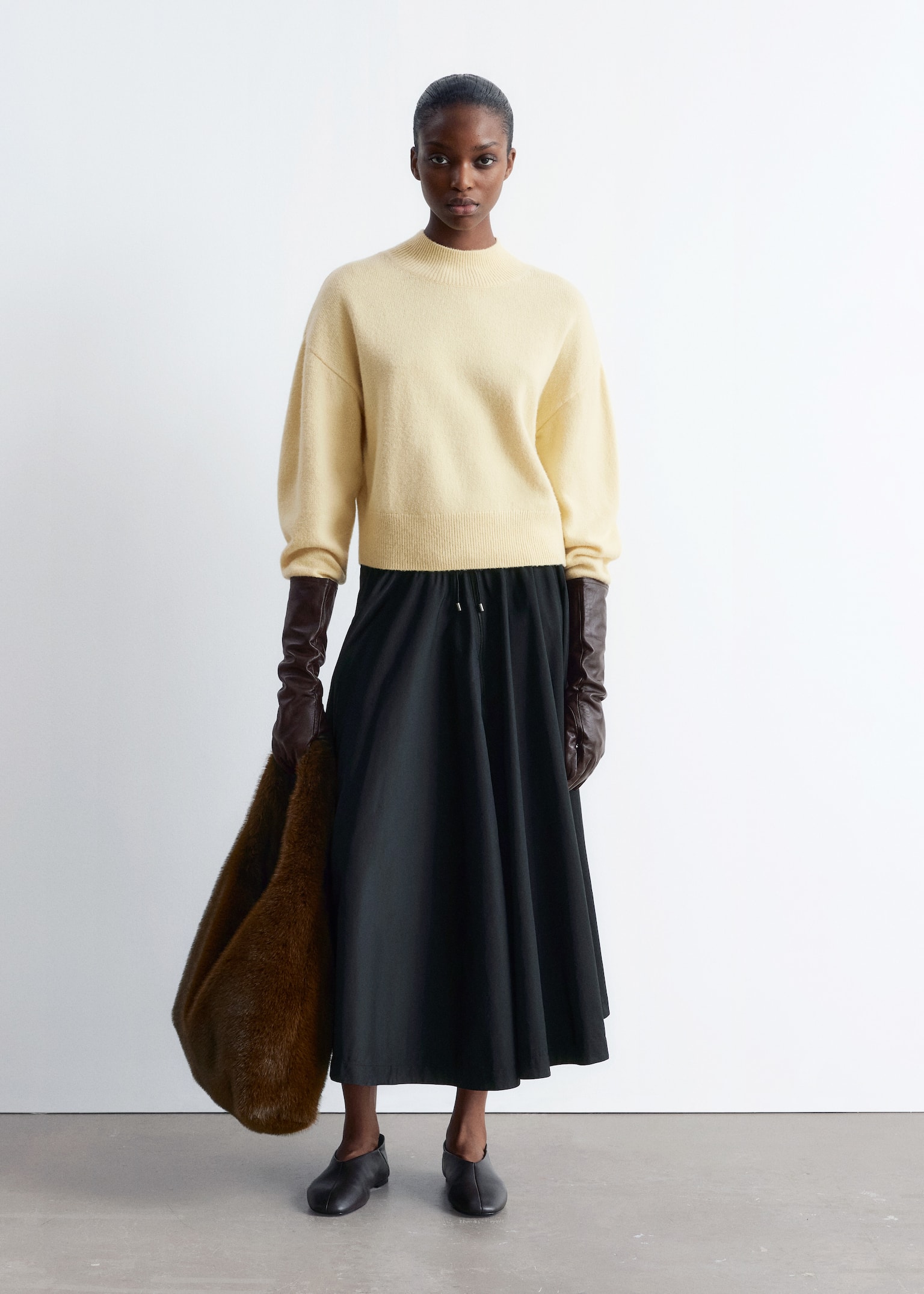 Pullover a lupetto - Giallo chiaro/Blu scuro/Rosa - 6