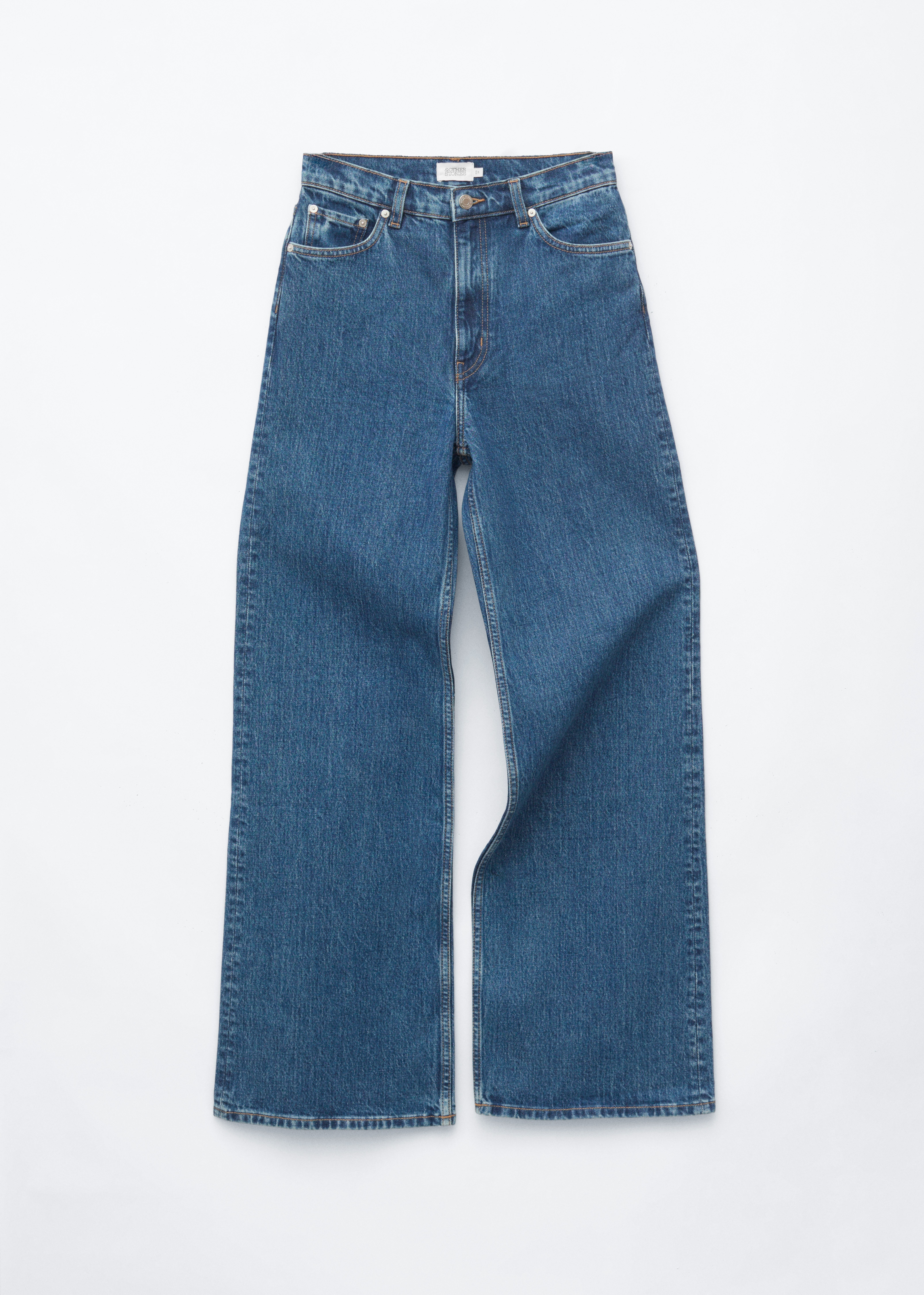 Jeans a gamba larga - Blu medio/Blu medio/Azzurro/Azzurro/Blu/Bianco