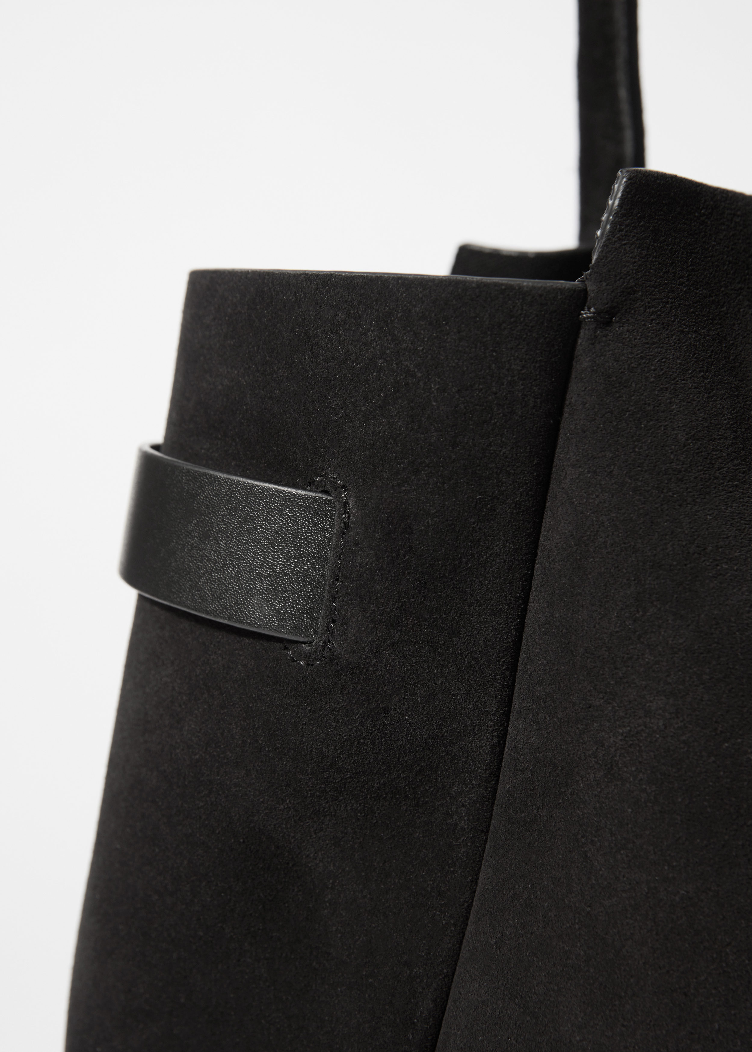 “& Other Stories” Large Suede Tote Large Suede Tote Bag - Blue suede - Totes - & Other Stories