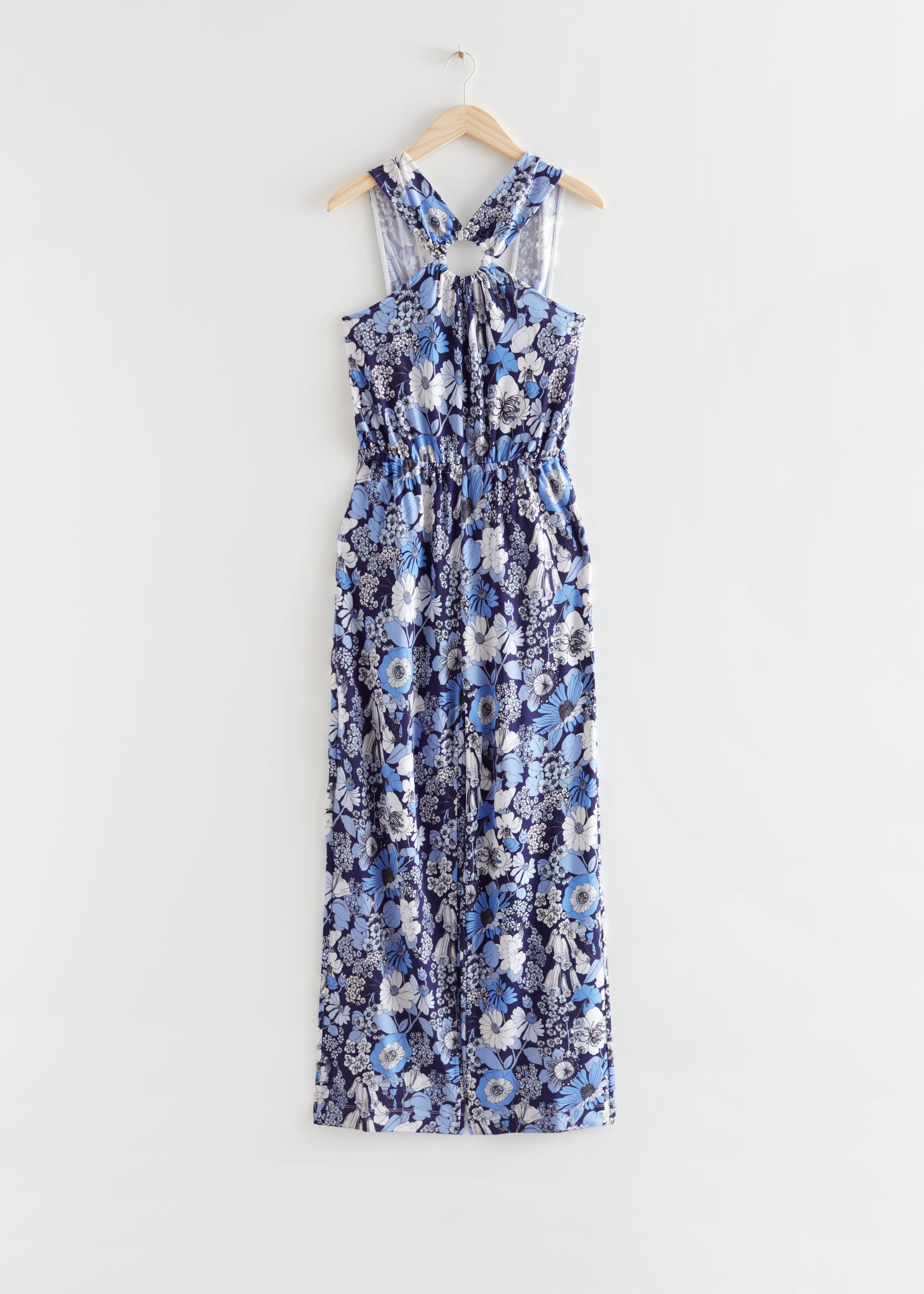 Image of Sleeveless O-Ring Jumpsuit