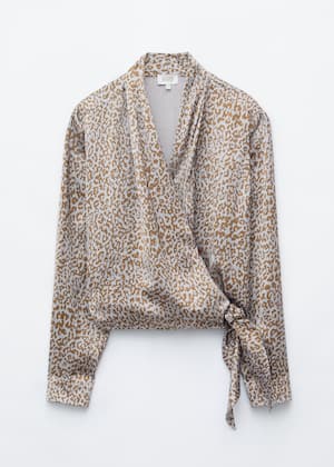 Grey/Leopard Print