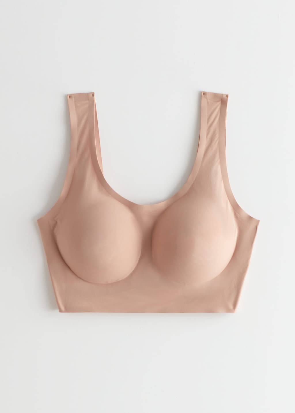 Padded Seamless Bralette - Brown - Bodegón