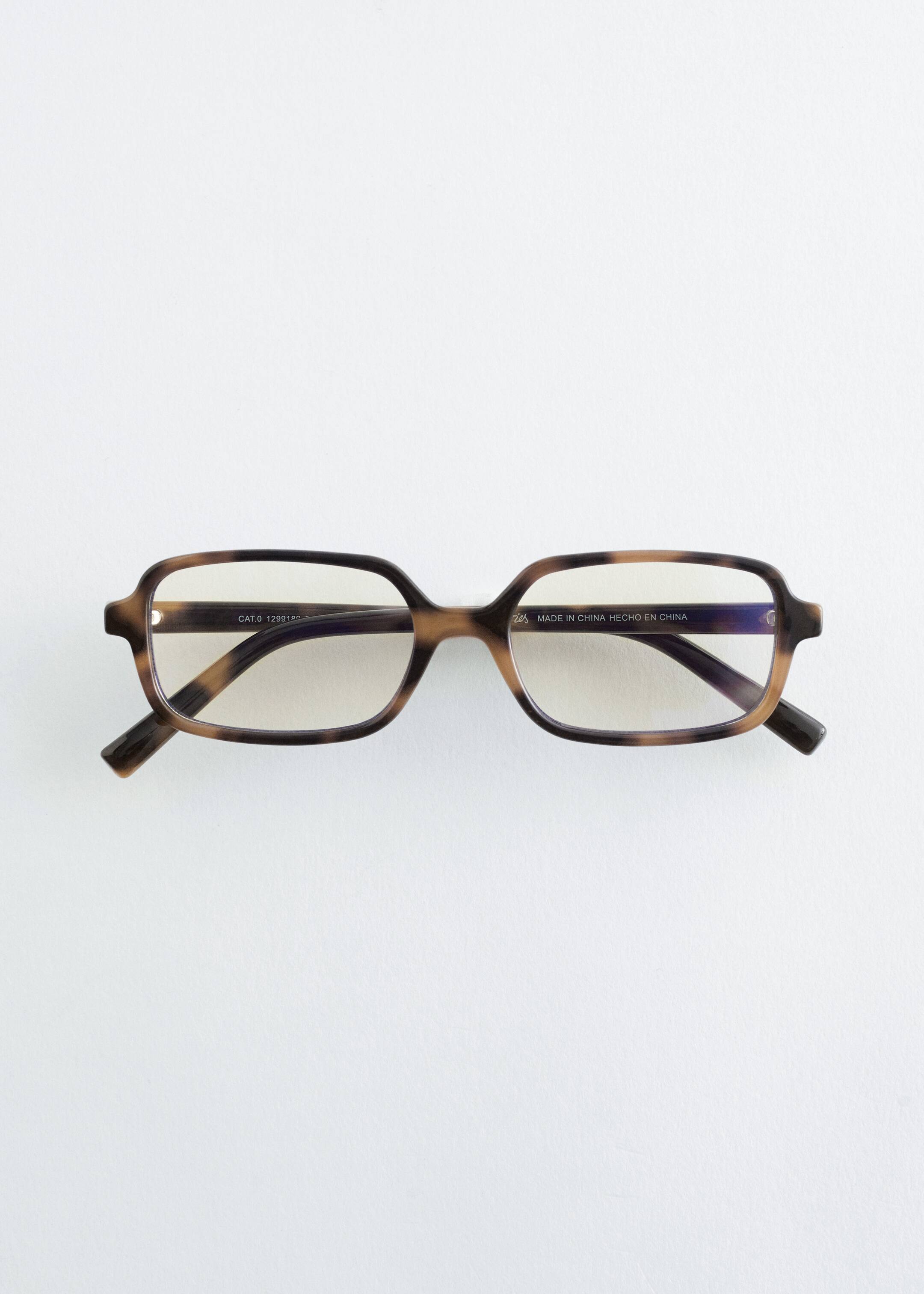 Ingrandisci l'immagine: Elongated Rectangular-Frame Sunglasses - Brown Tortoise/Transparent - DONNA | H&M CH 2