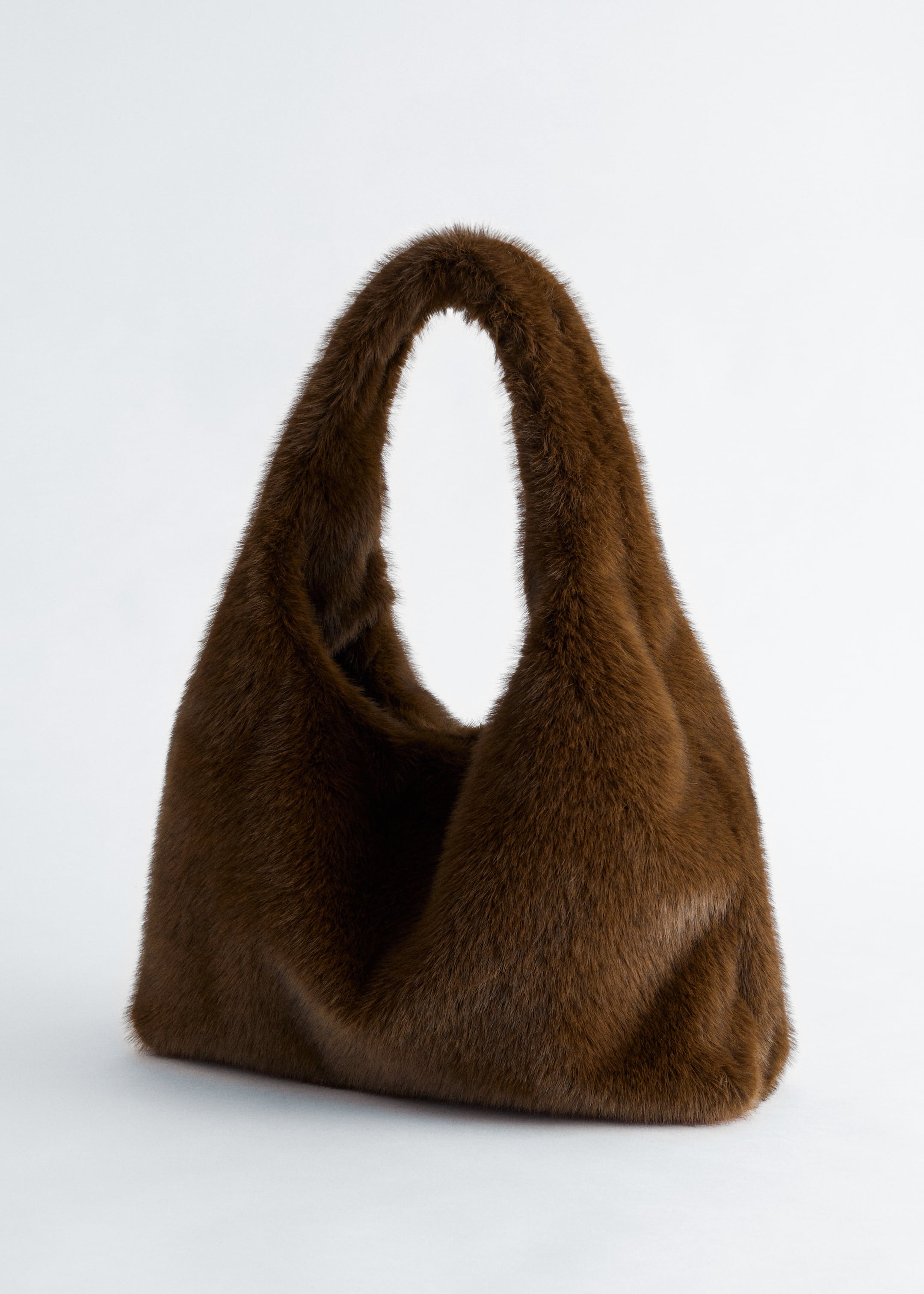 Grösseres Bild ansehen: Schultertasche aus Fellimitat - Braun - DAMEN | H&M CH 3