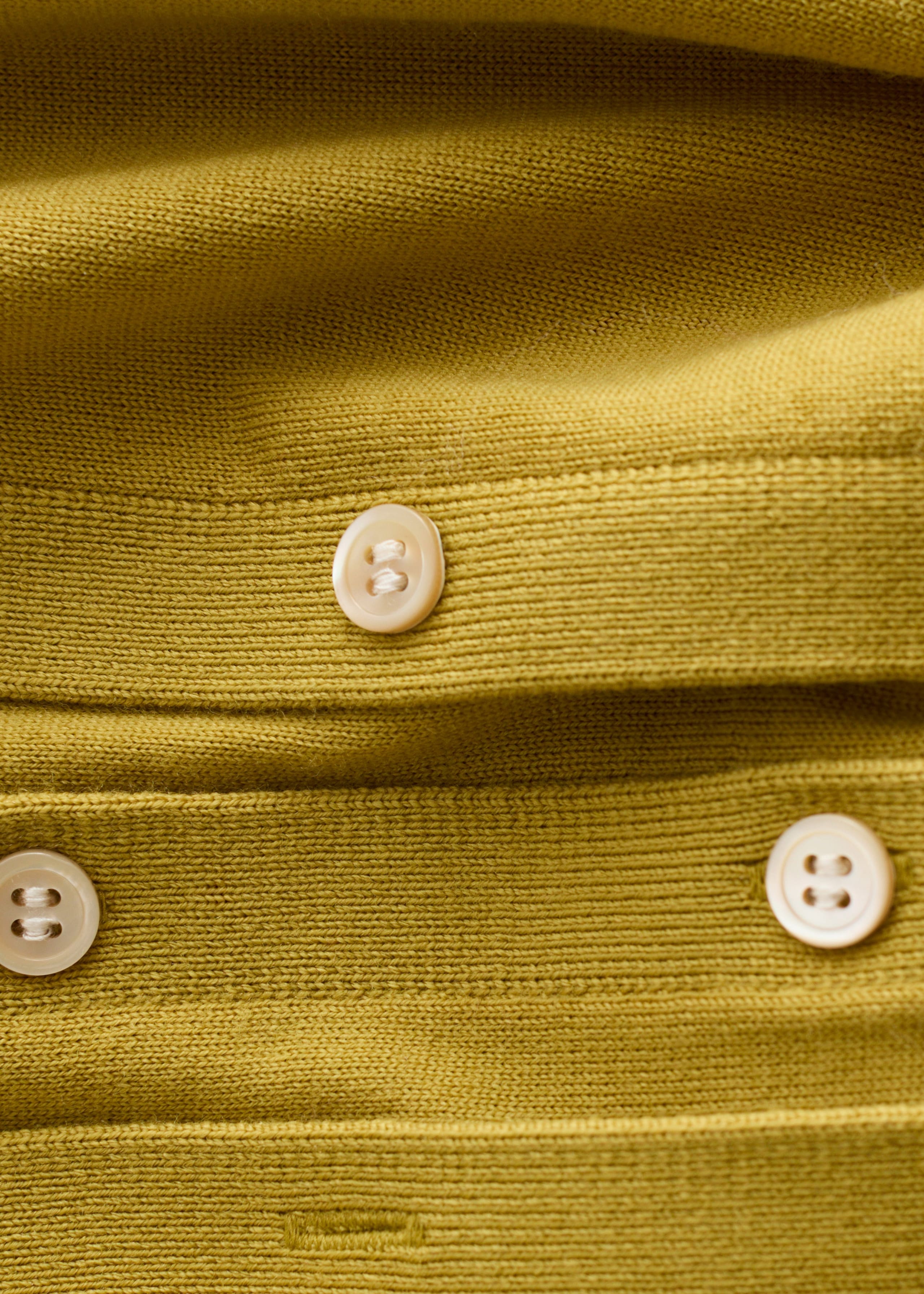 Double-Layer Wool Cardigan - {{variantName}} - Descriptive Detail