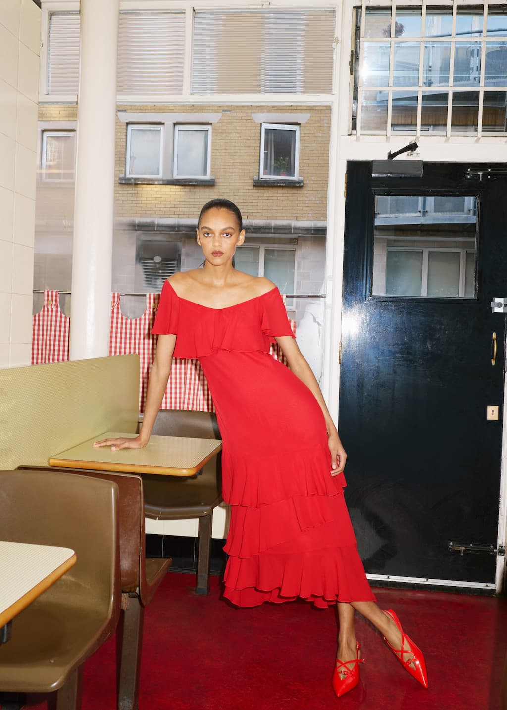Image of Maxikleid mit Volants