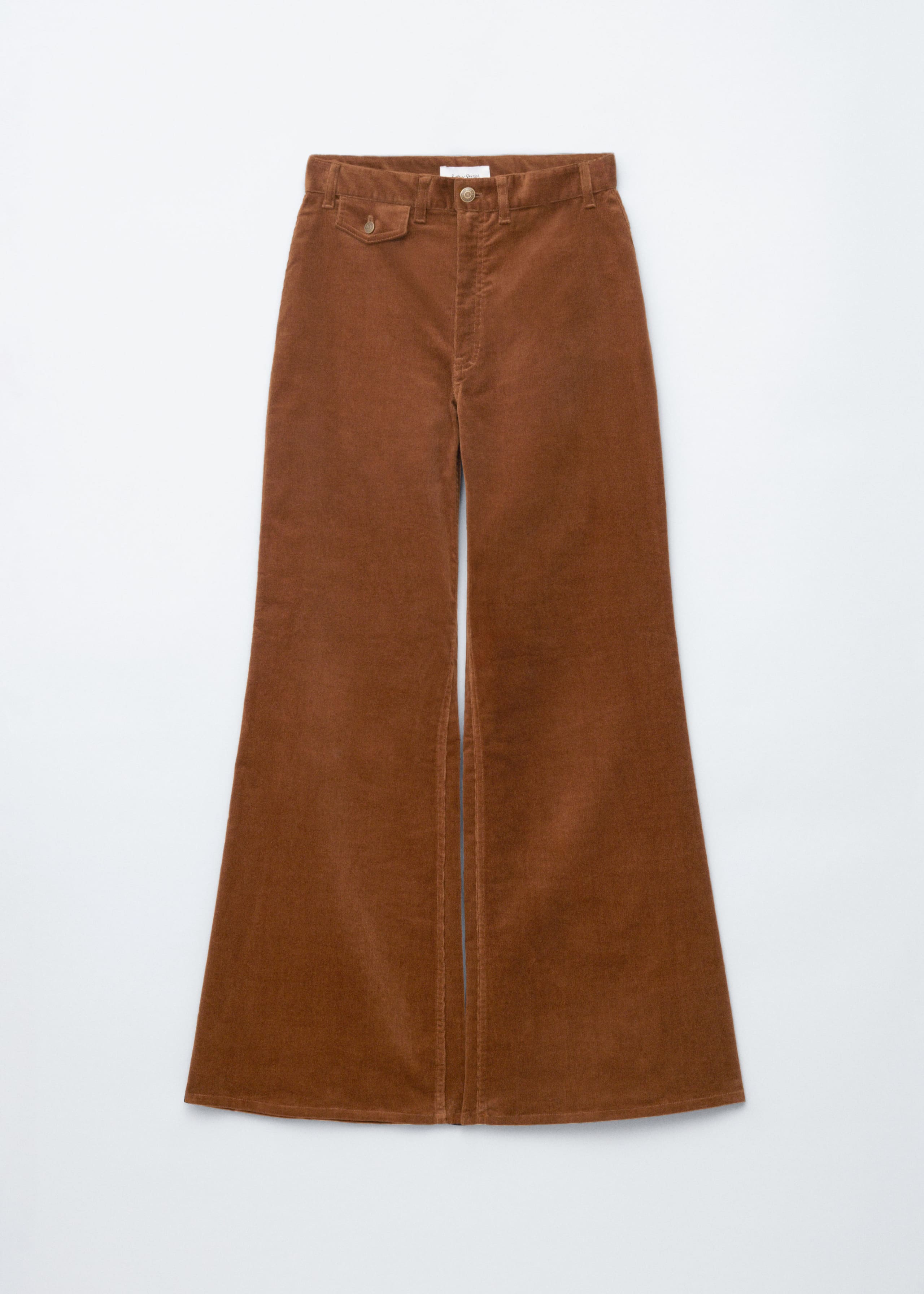 Image of Flared Corduroy Trousers