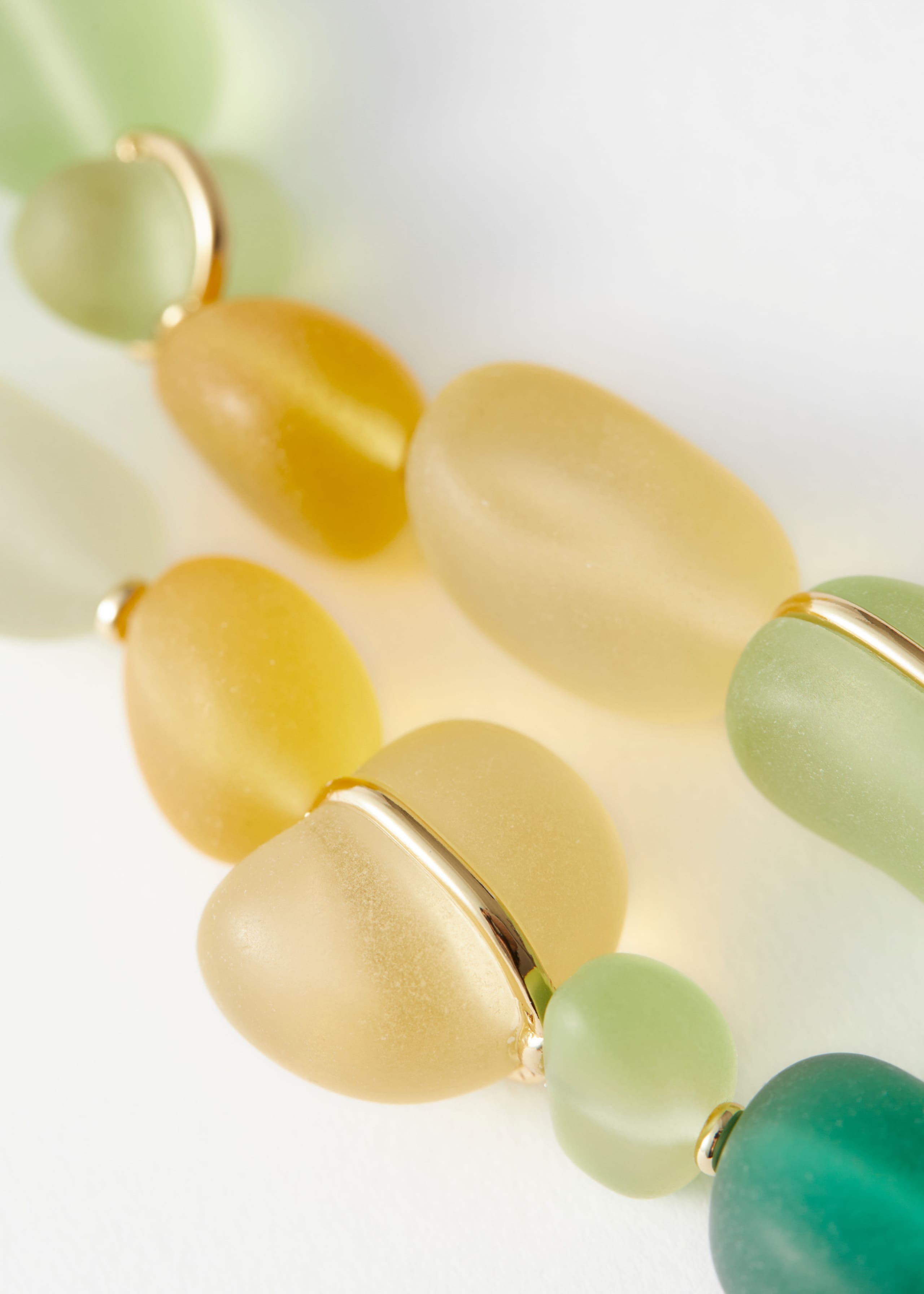 Irregular Bead Necklace - {{variantName}} - Descriptive Detail