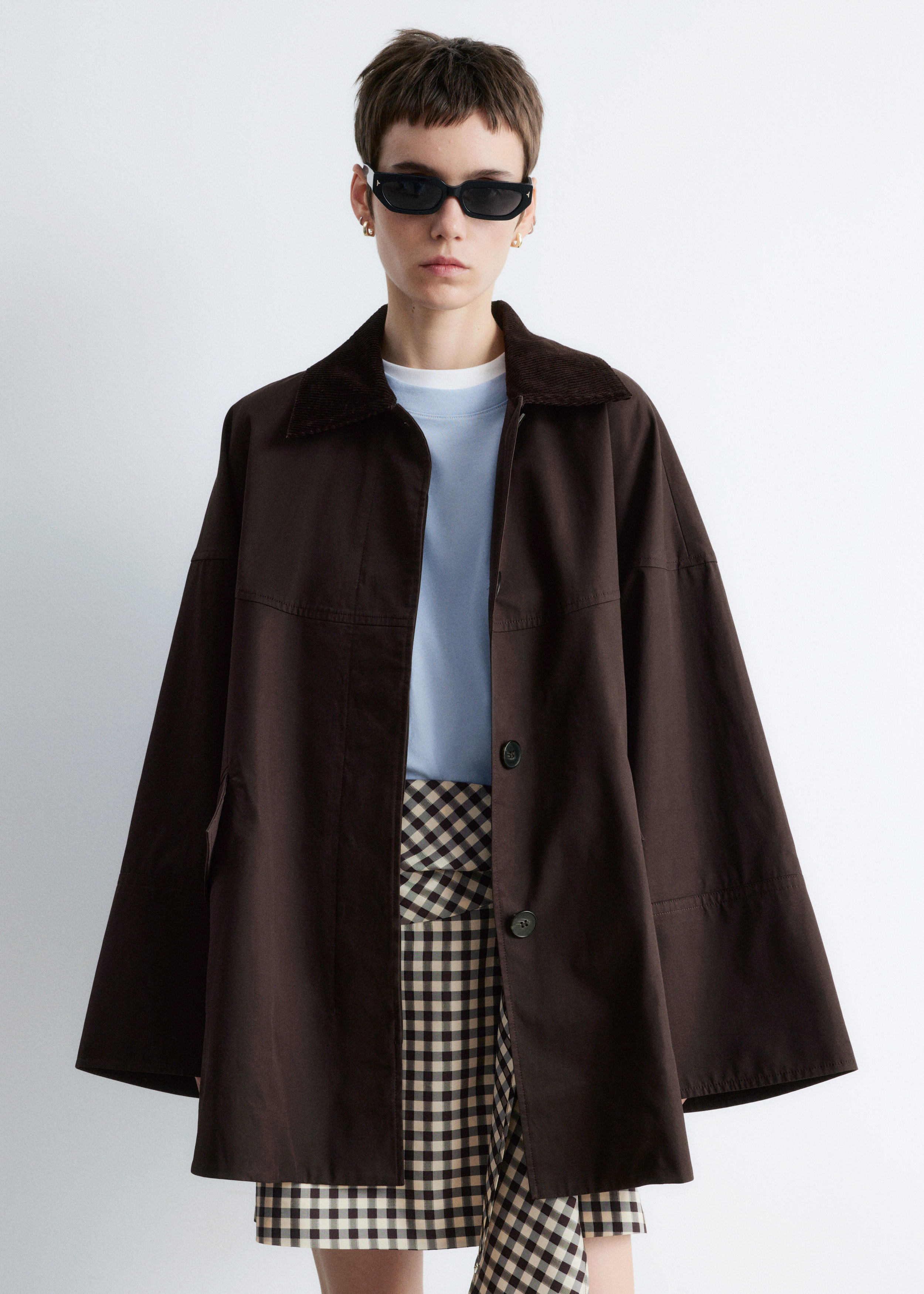 ジャケット・アウター LOUREN big shawl collar double coat louren big shawl collar double coat（Lauren Ralph Lauren Rib