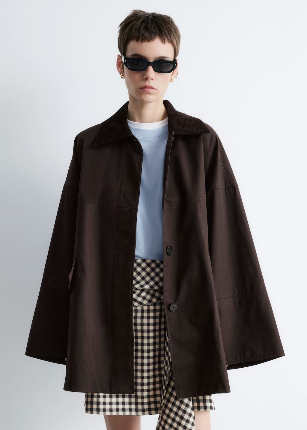 Image of Oversized A-line Country Jacket