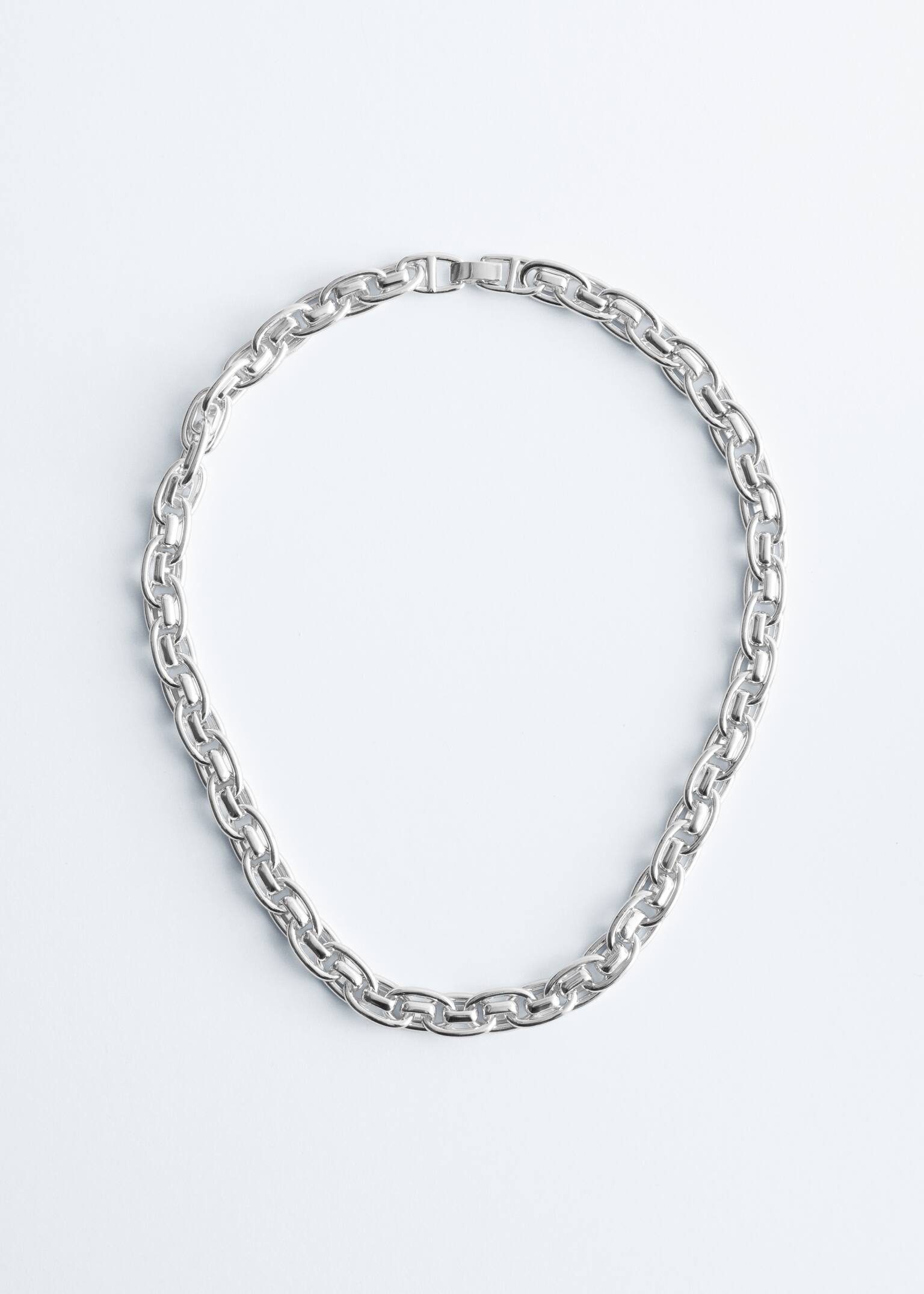 Collier en chaîne - Argenté