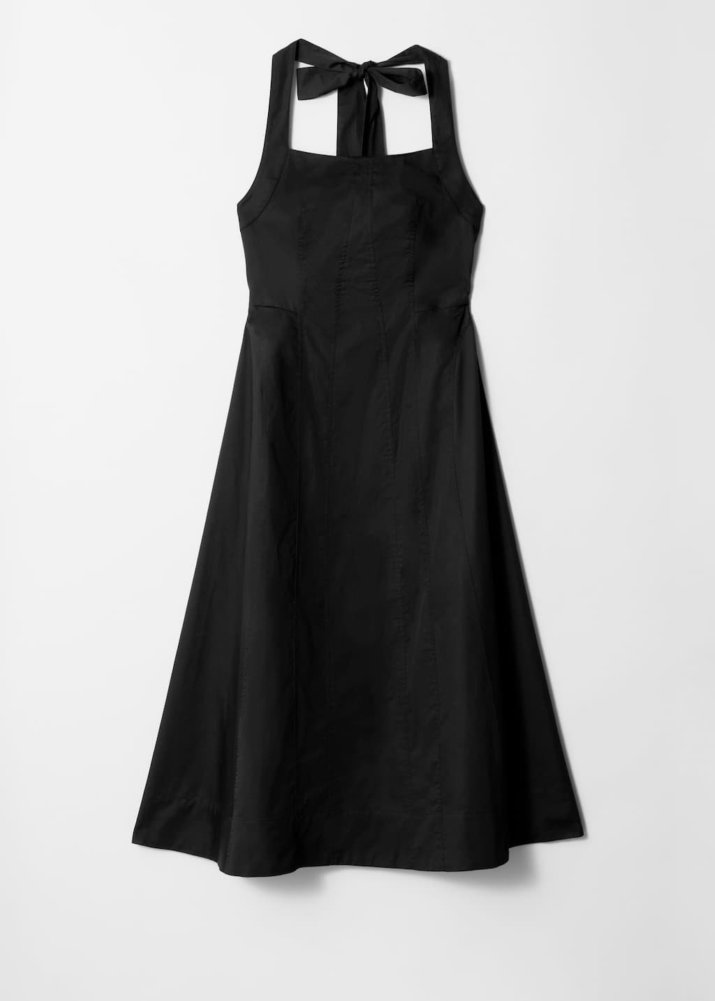 Halterneck Midi Dress - Black - Still Life