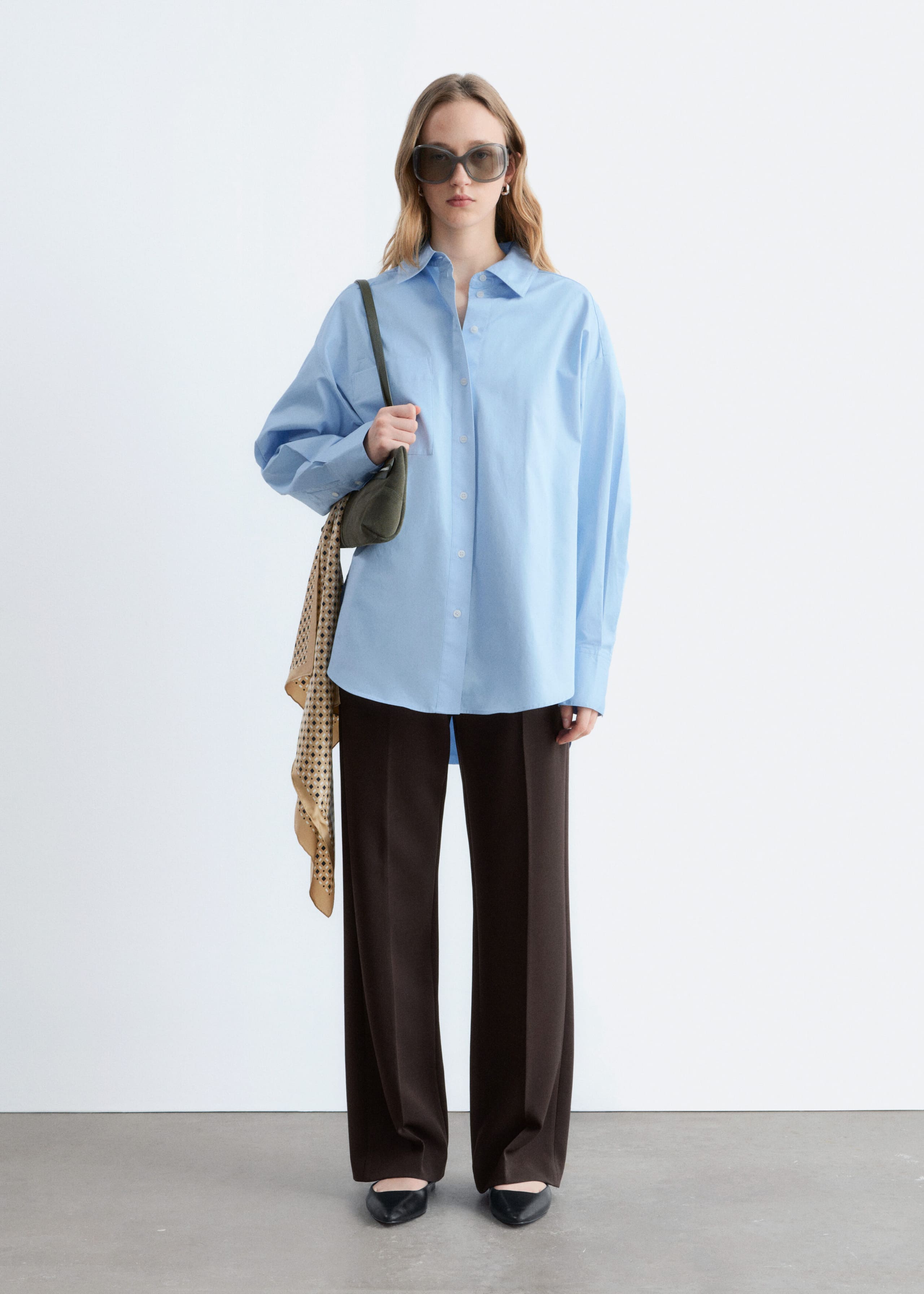 Image of Straight Press-Crease Trousers