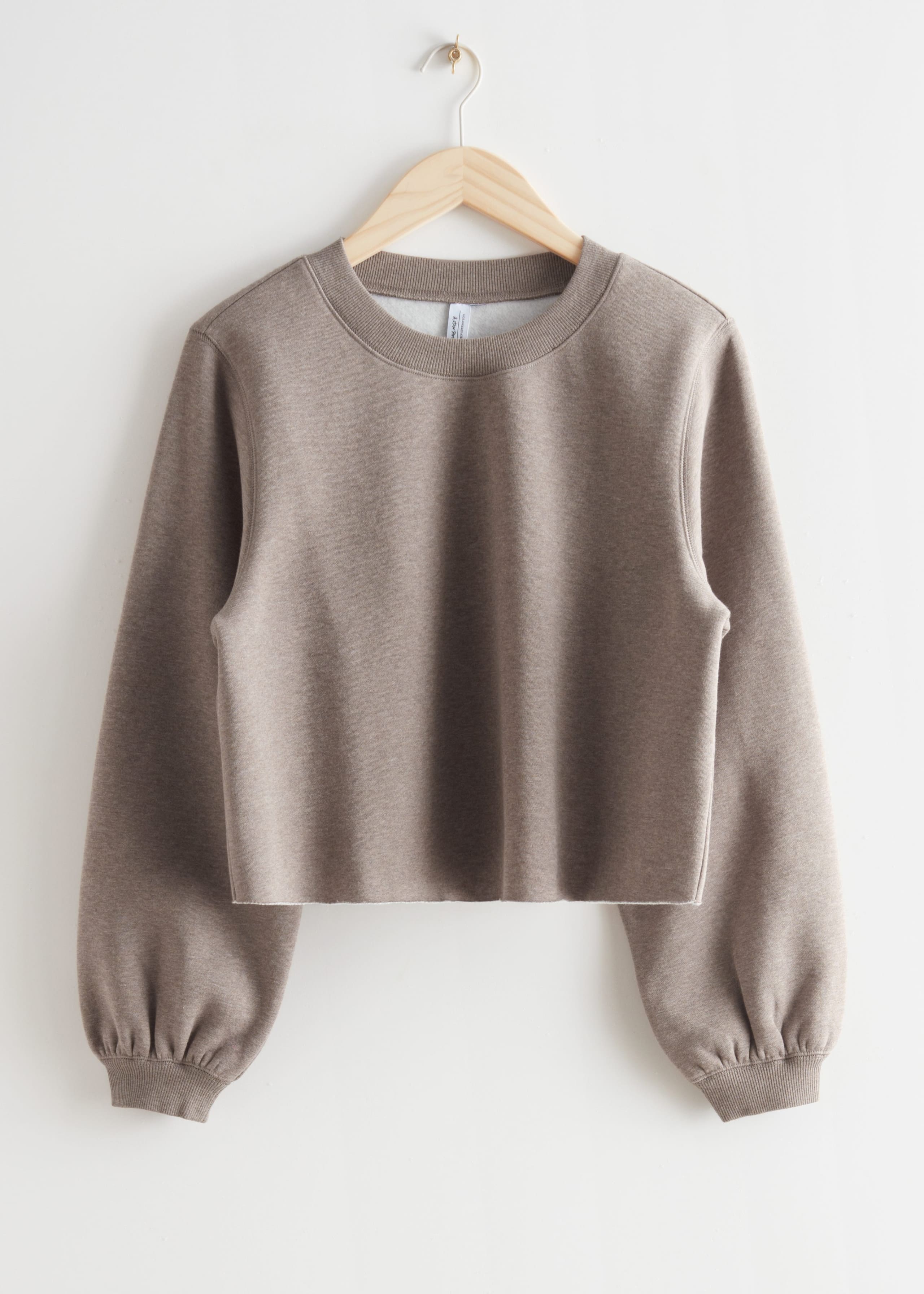 Boxy Jersey Sweater - Mole - Still Life