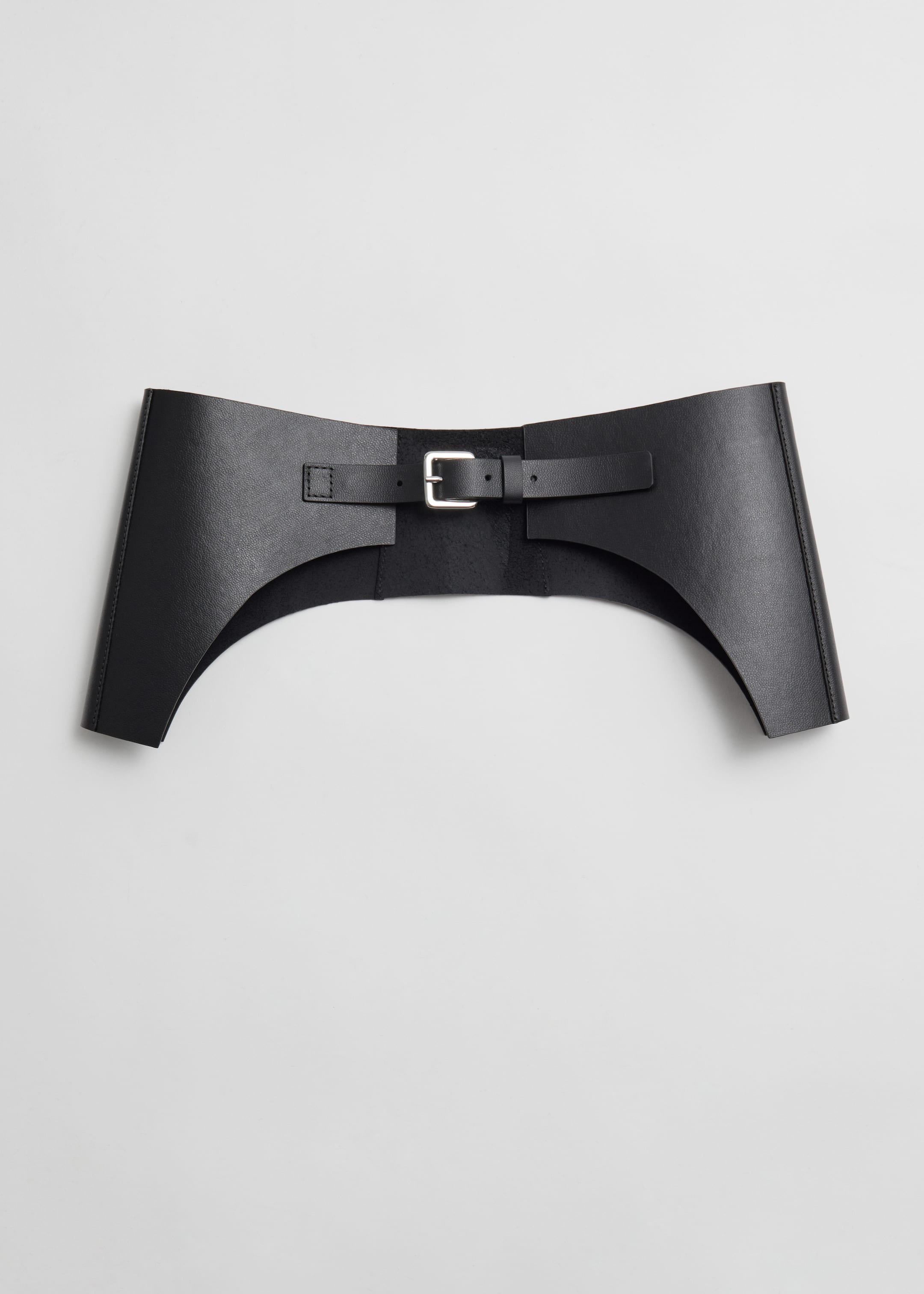 View larger image: Leather Corset Belt - Black - Ladies | H&M GB 1