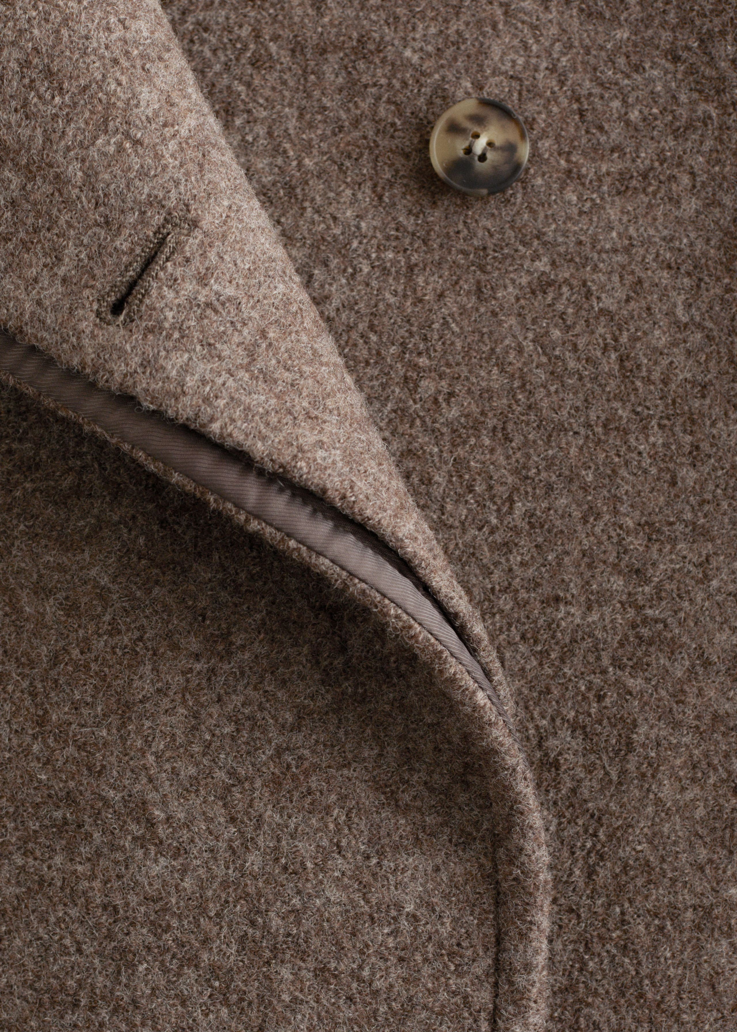 Image of Asymmetric Wool Jacket