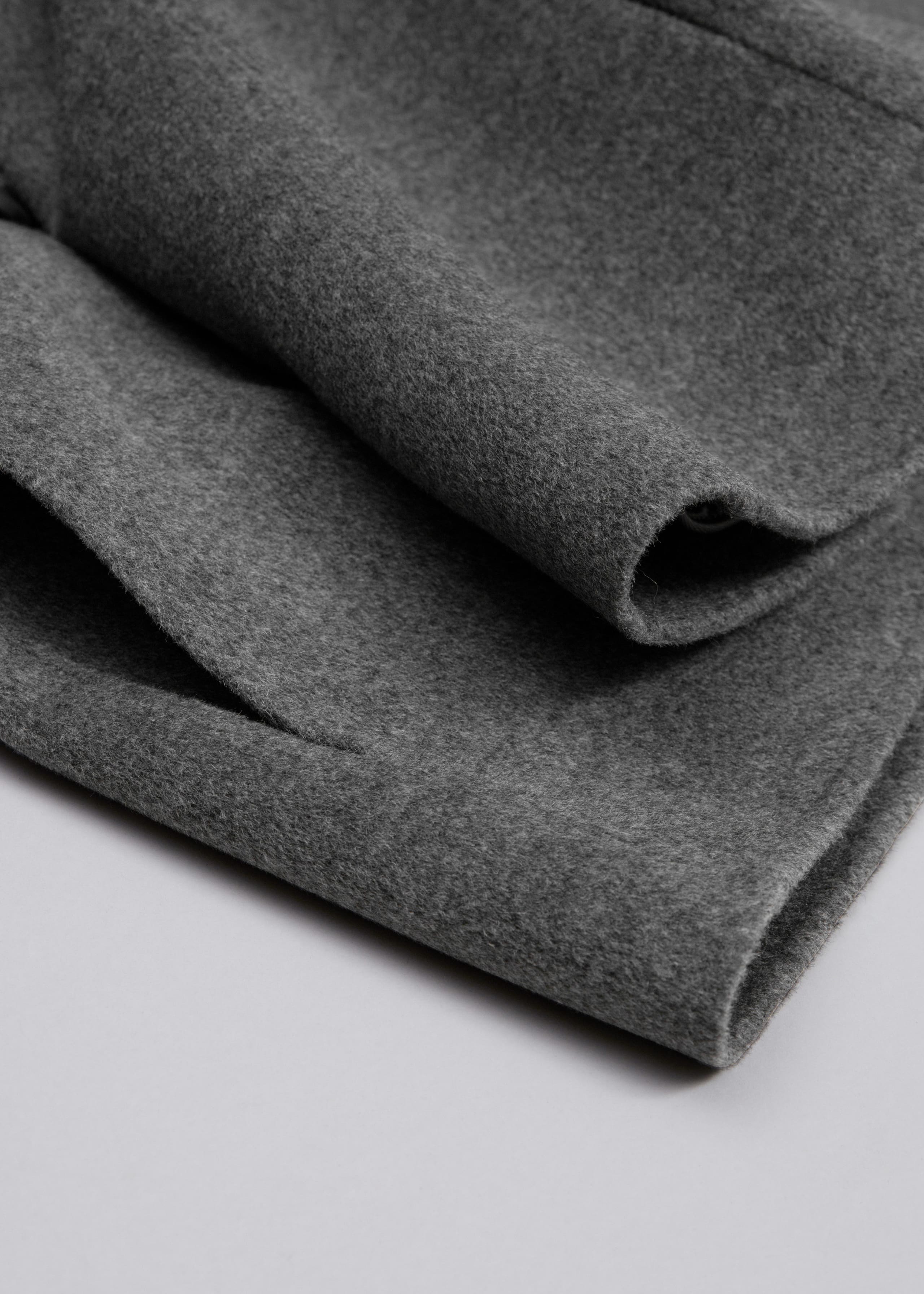 Wool Scarf Jacket - {{variantName}} - Descriptive Detail