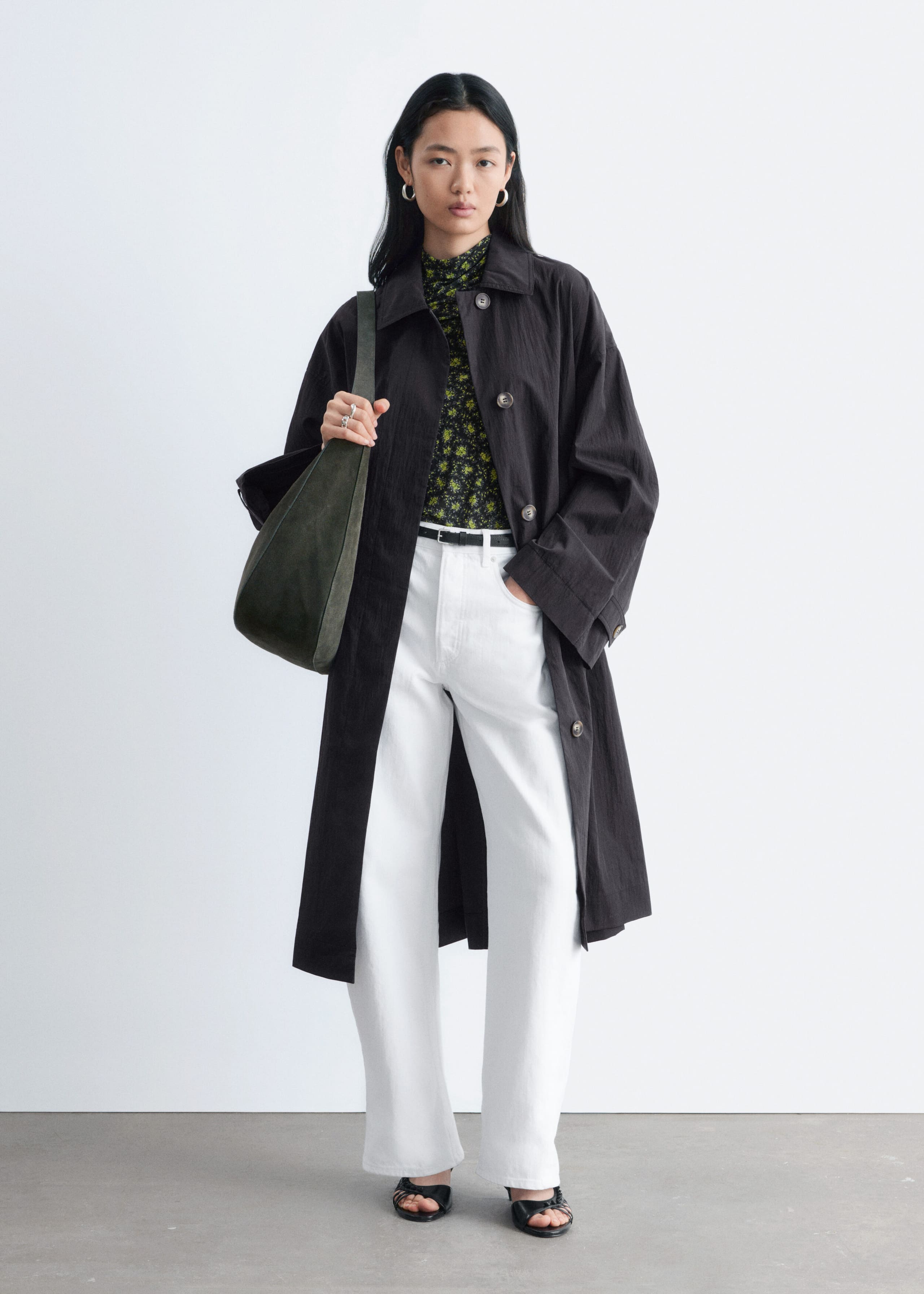 Image of Belted Car Coat