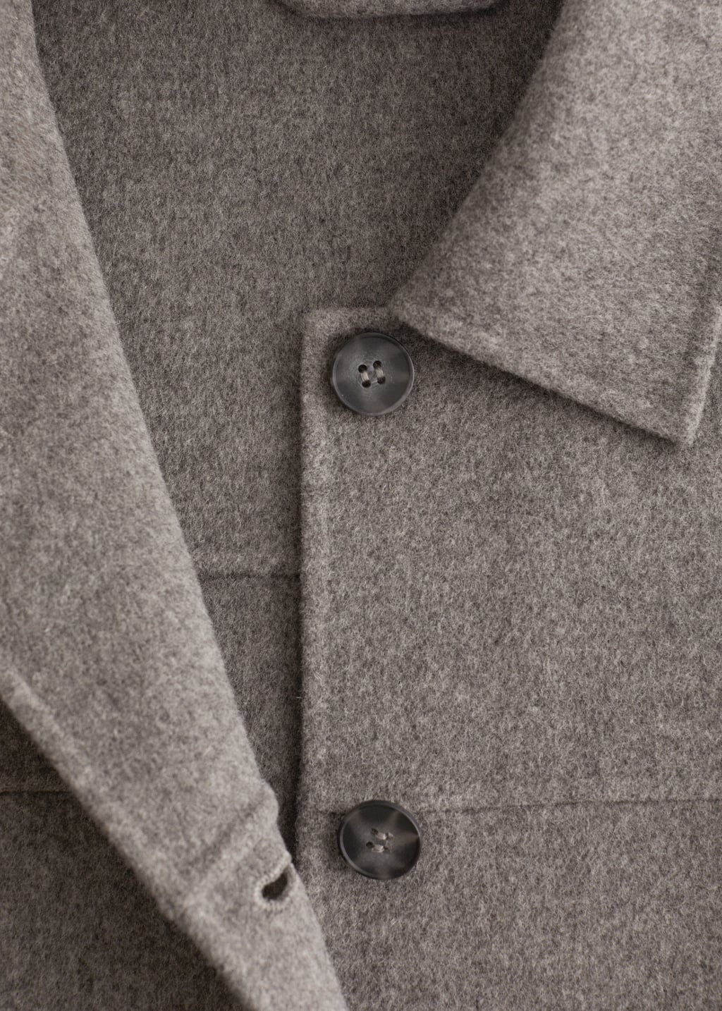 Image of Collared Wool Jacket