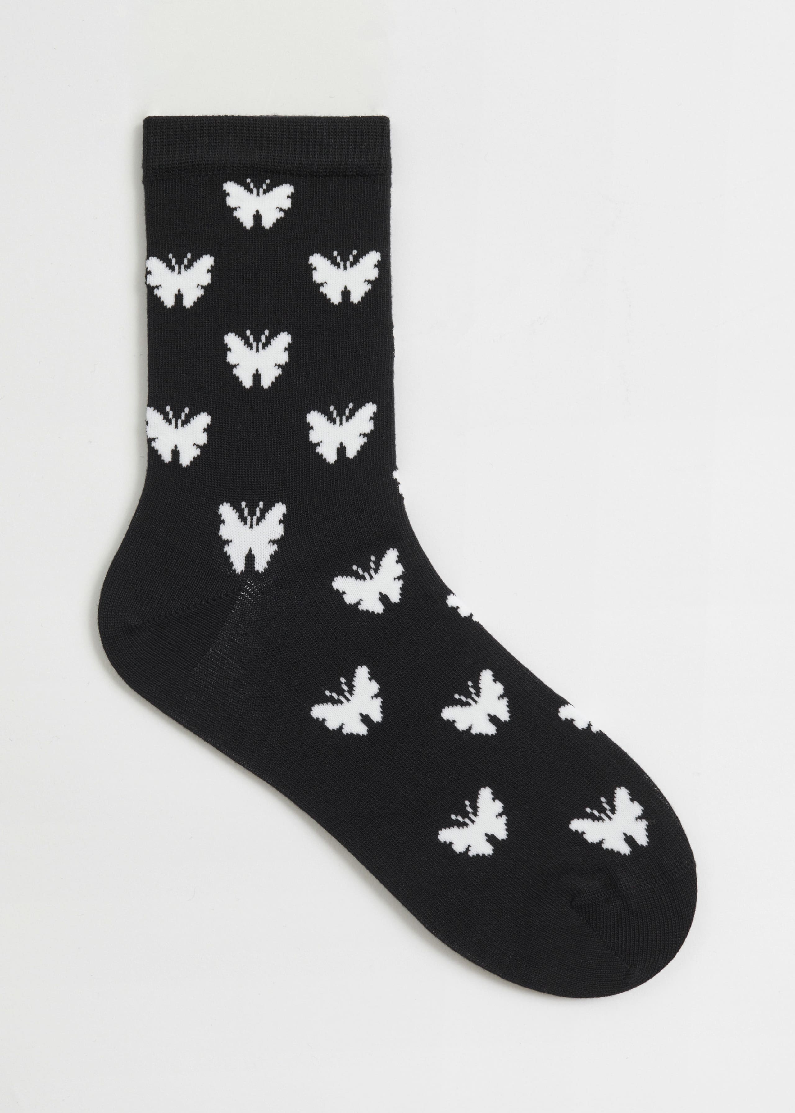 Butterfly Socks - Ivory - Still Life