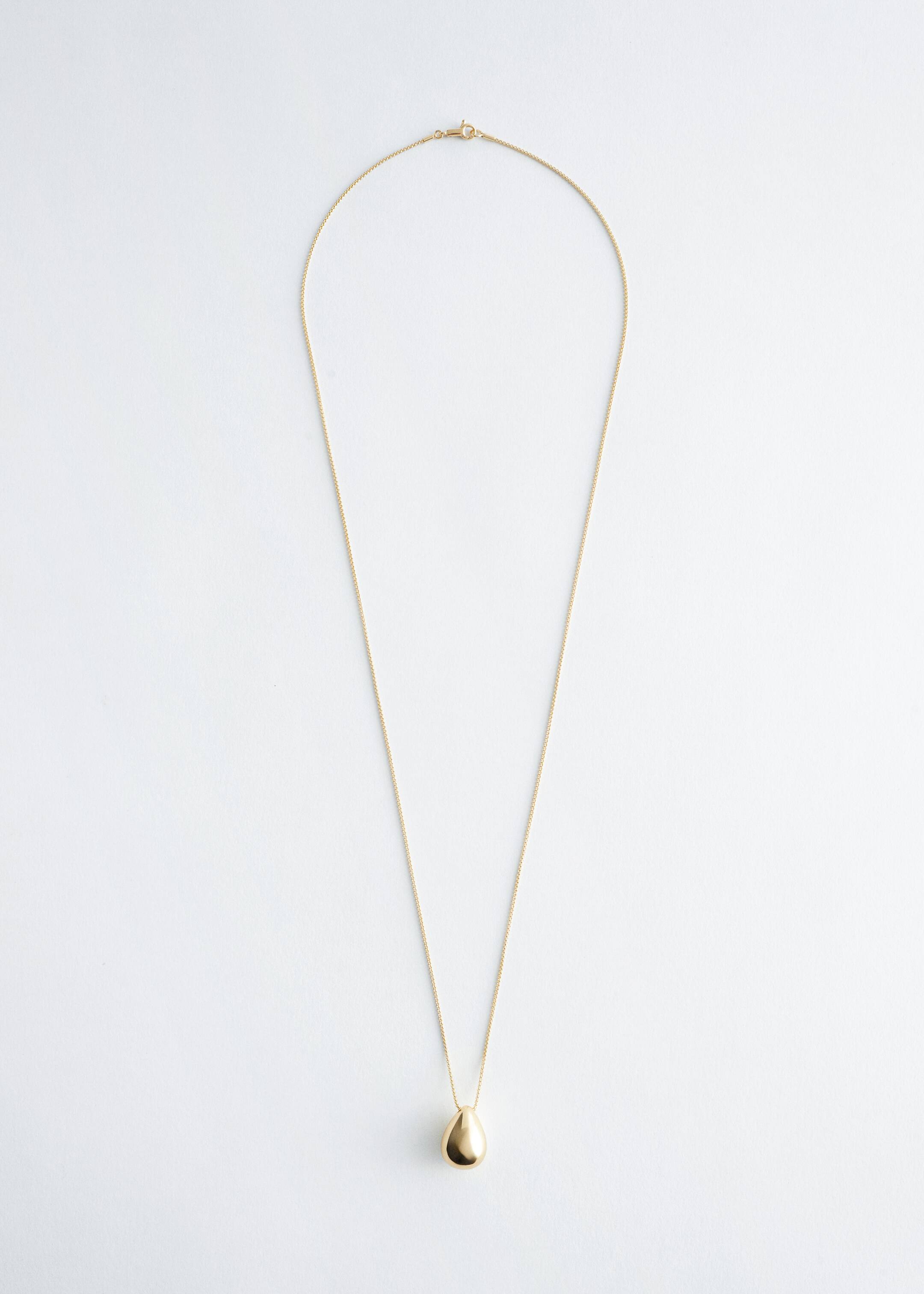 Größeres Bild ansehen: Lange Kette mit tropfenförmigem Anhänger - Gold - Ladies | H&M DE 1