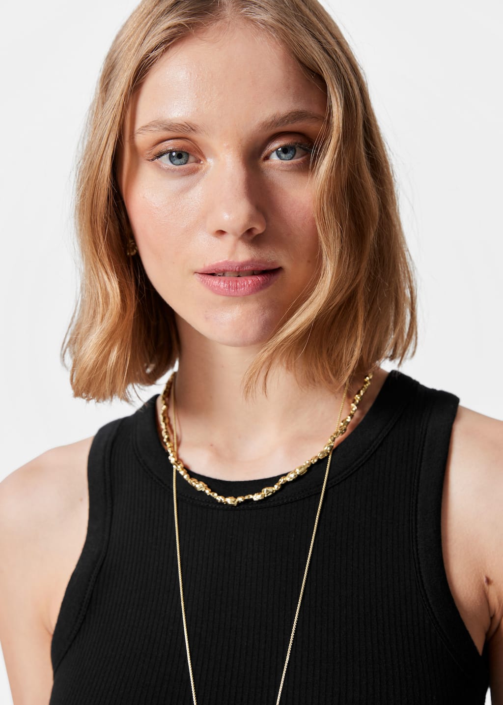 Canotta aderente - Nero - Lookbook