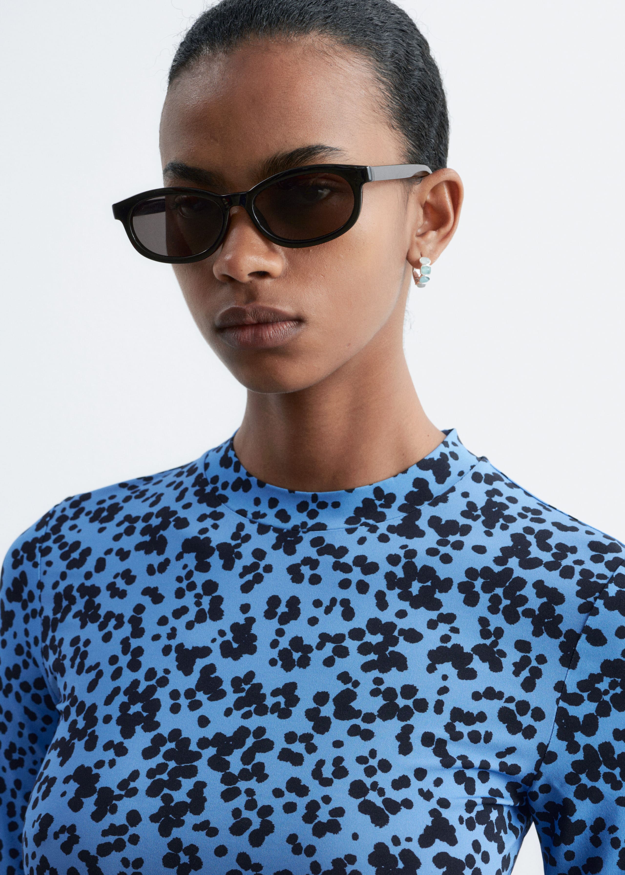 Image of Narrow Rectangle Sunglasses