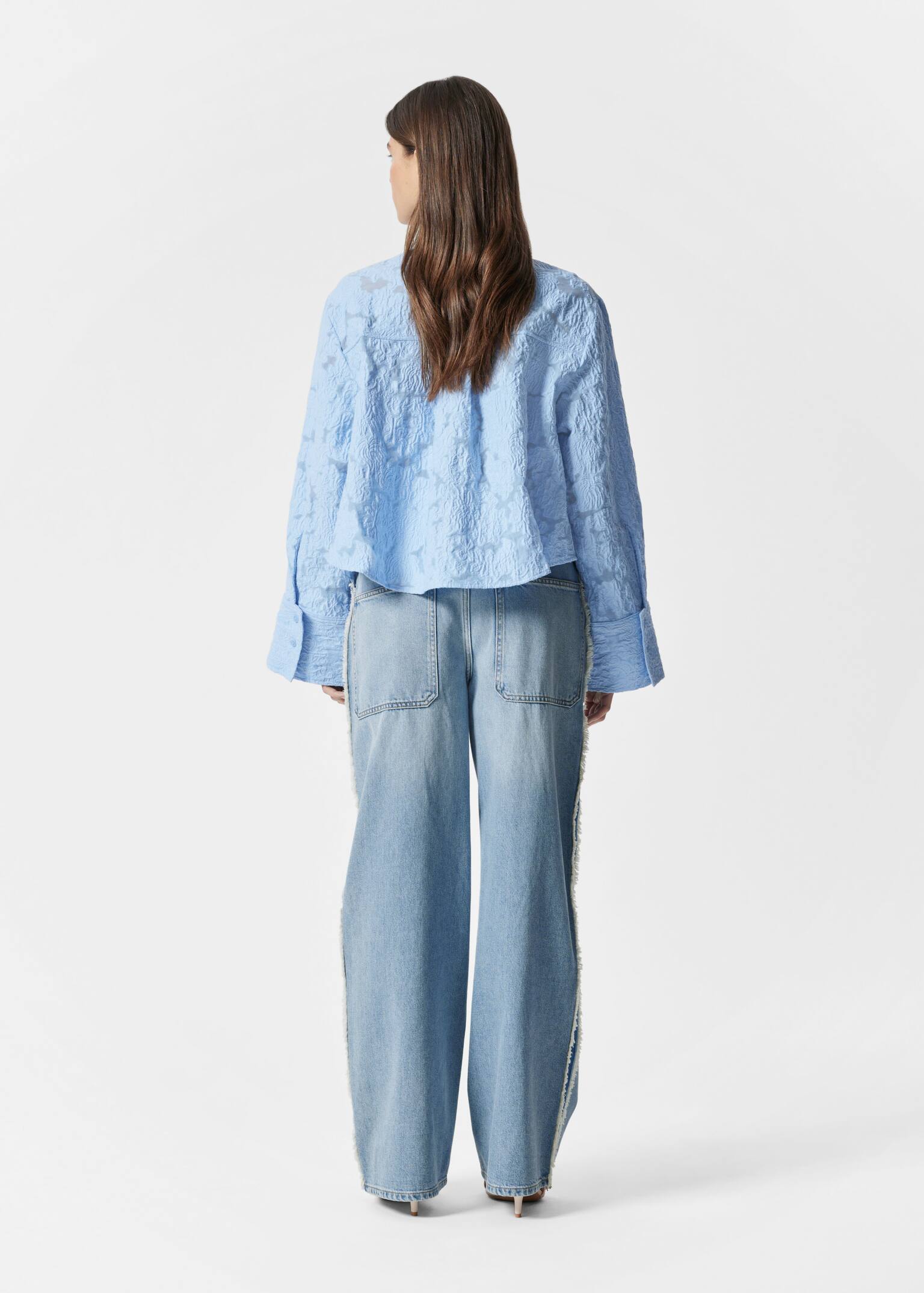 Chemise jacquard - Bleu clair/Blanc - 5