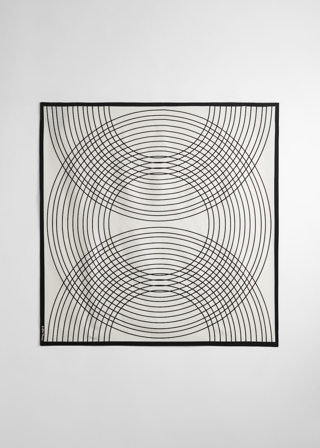 Graphic Print Square Scarf