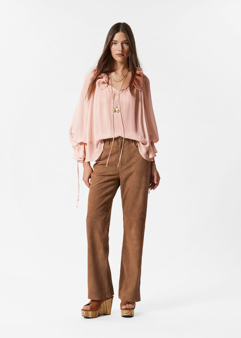 Image of Suede Trousers