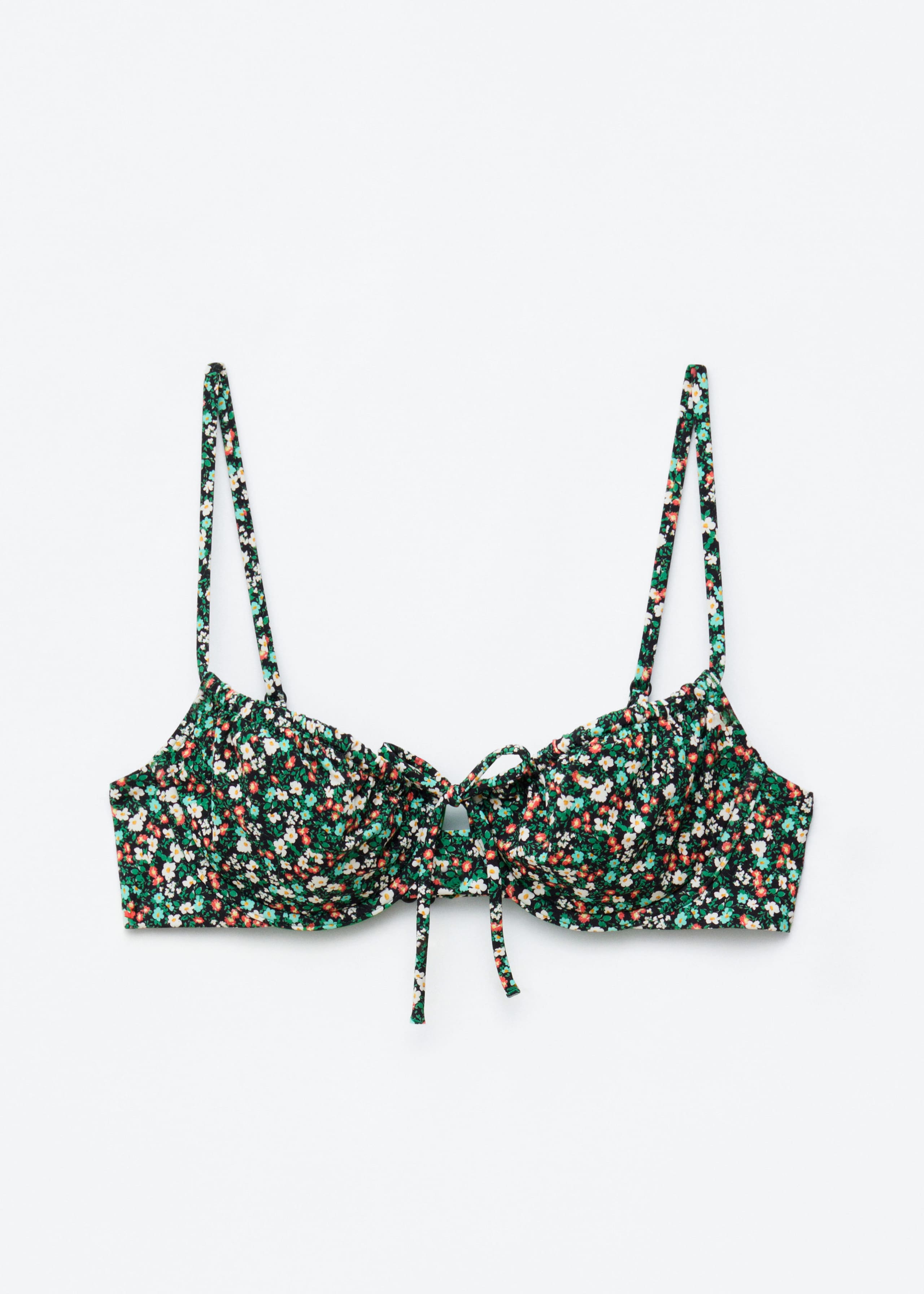 Image of Top bikini con ferretto e fiocco