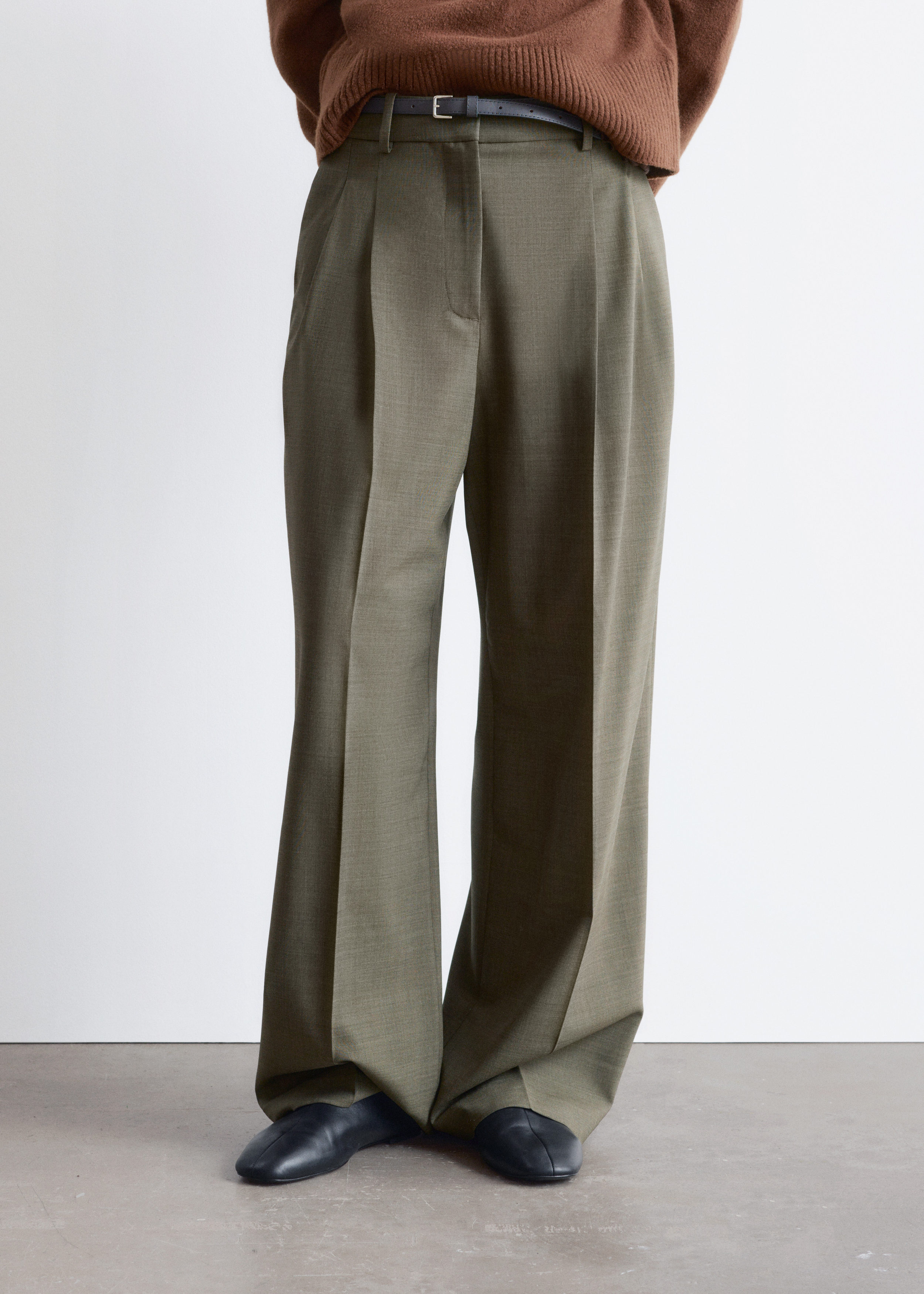 Tailored Wool Trousers