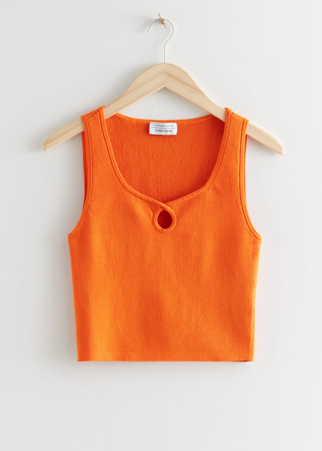 Keyhole Tank Top - Orange - Bodegón