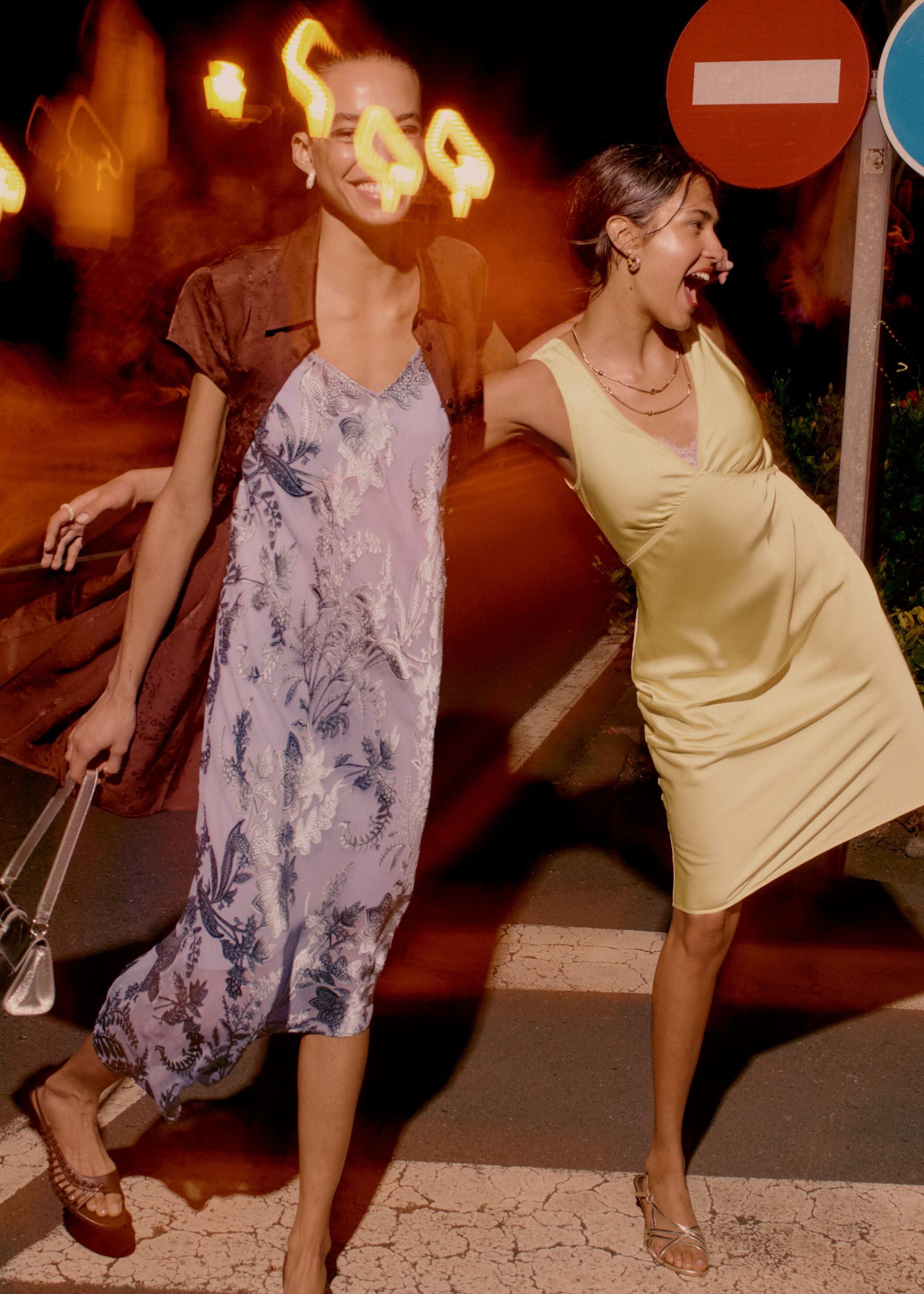 Image of Floral Strap Midi Dress