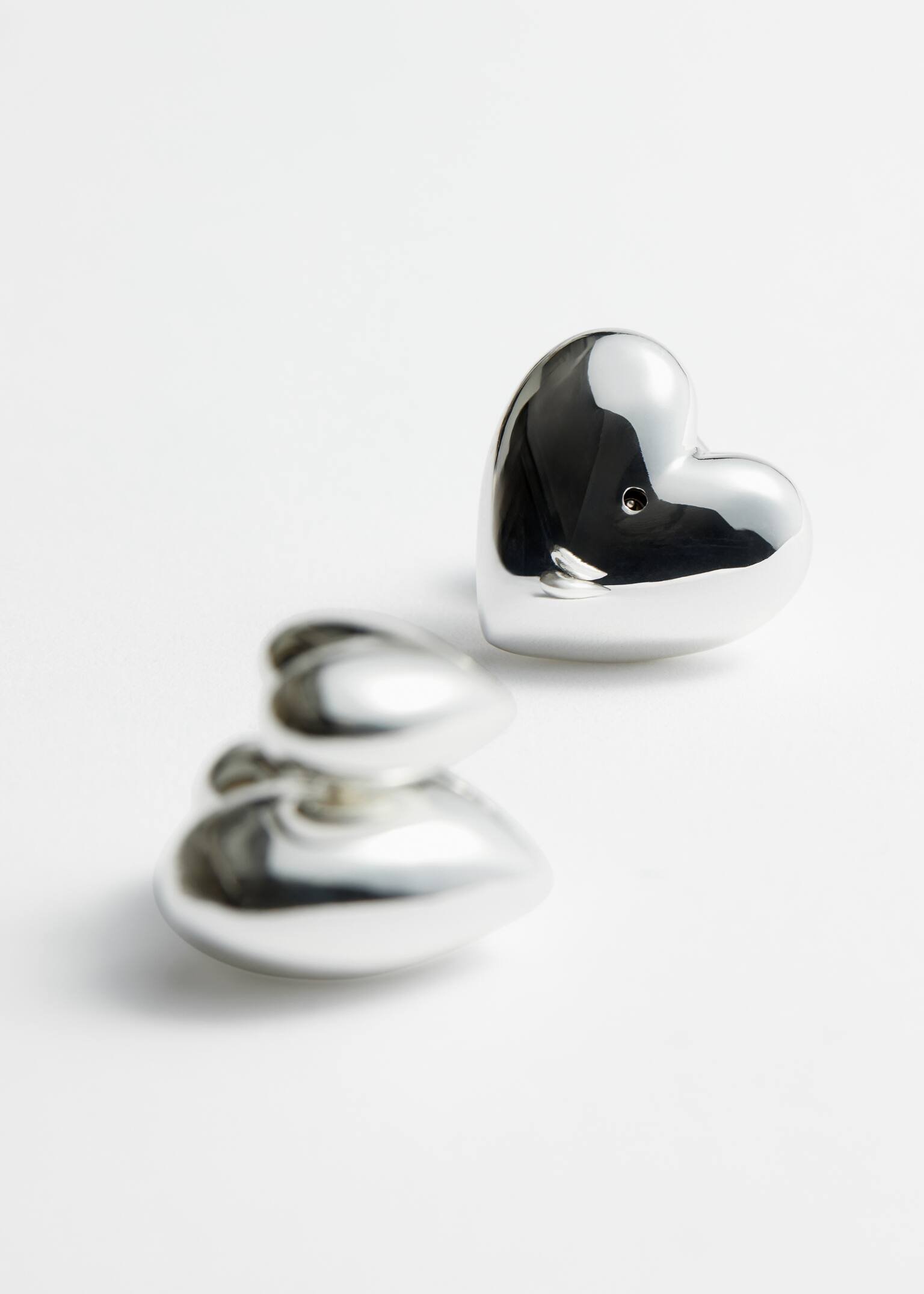 Orecchini a cuore - Argento