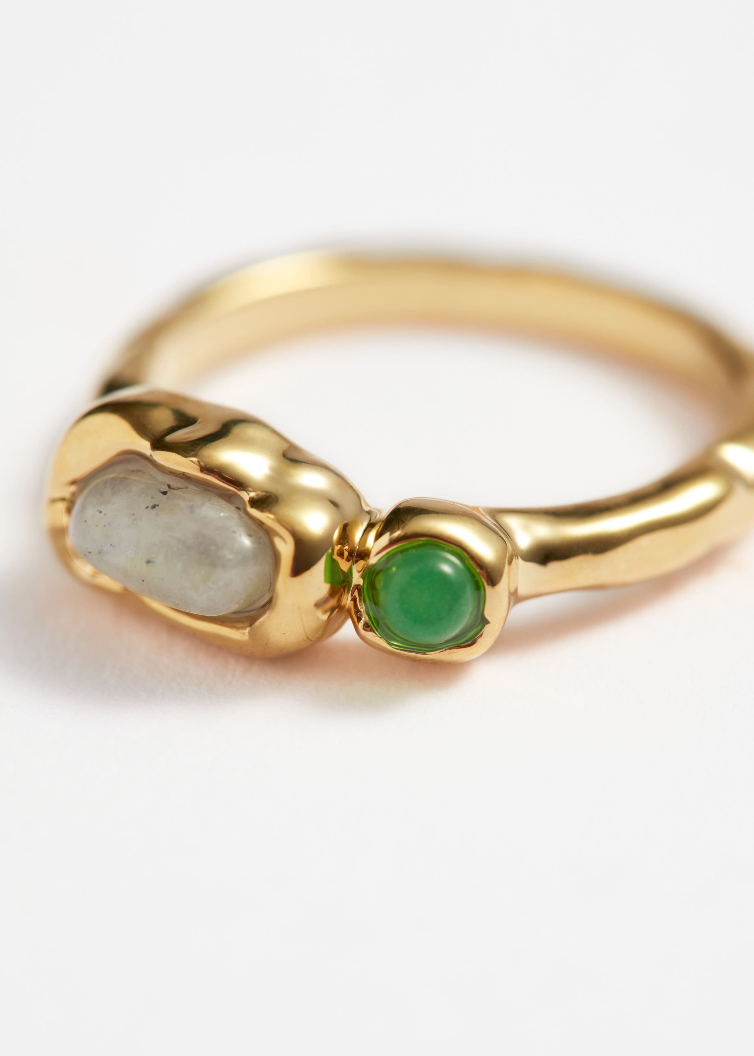 Bague à pierre éclatante - {{variantName}} - Descriptive Detail
