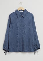 Dark Blue Patterned