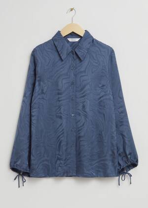 Dark Blue Patterned